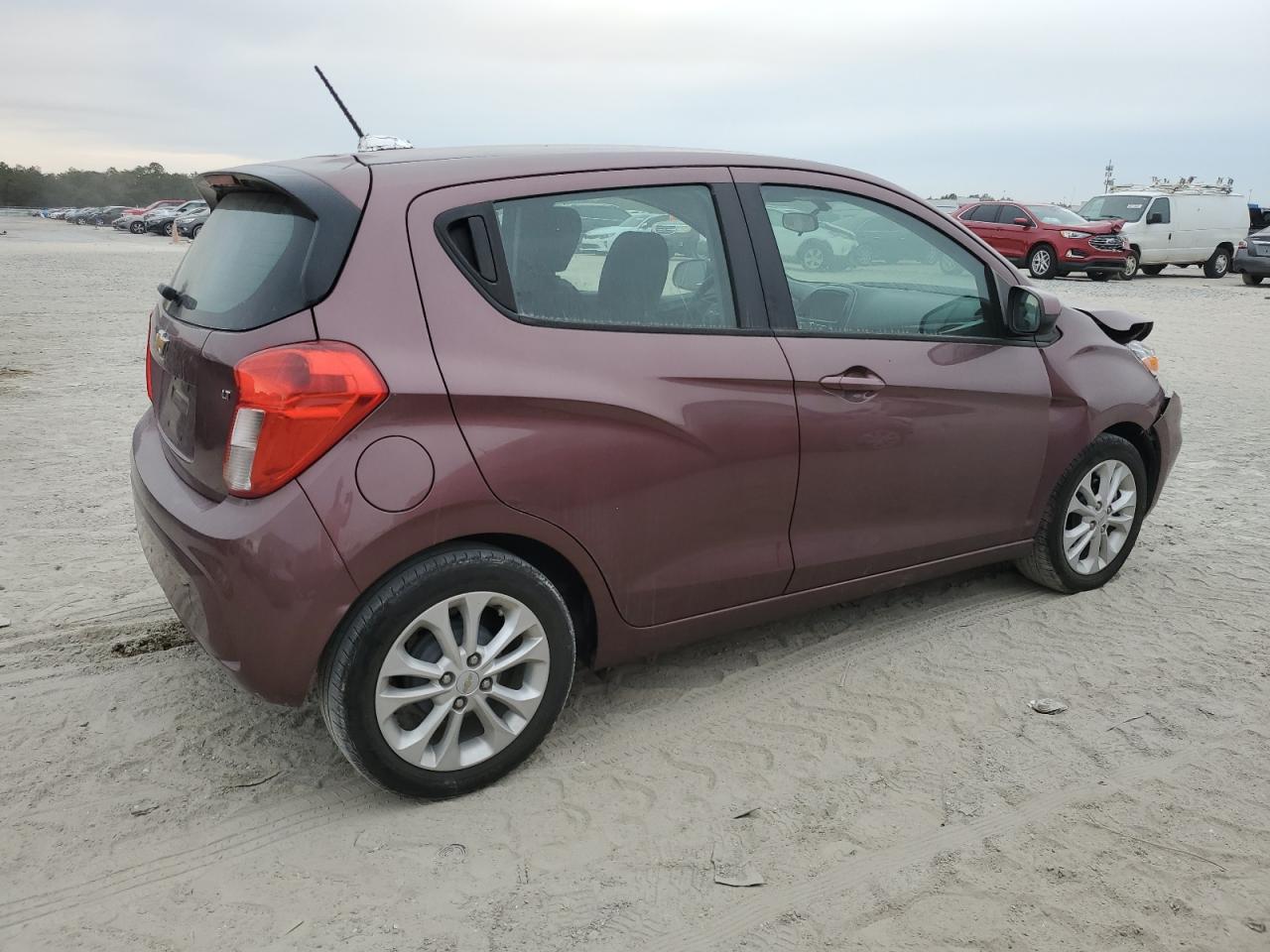 2019 Chevrolet Spark VIN KL8CD6SA7KC708721 Copart auction photo, front end / side damage thumbnail 3