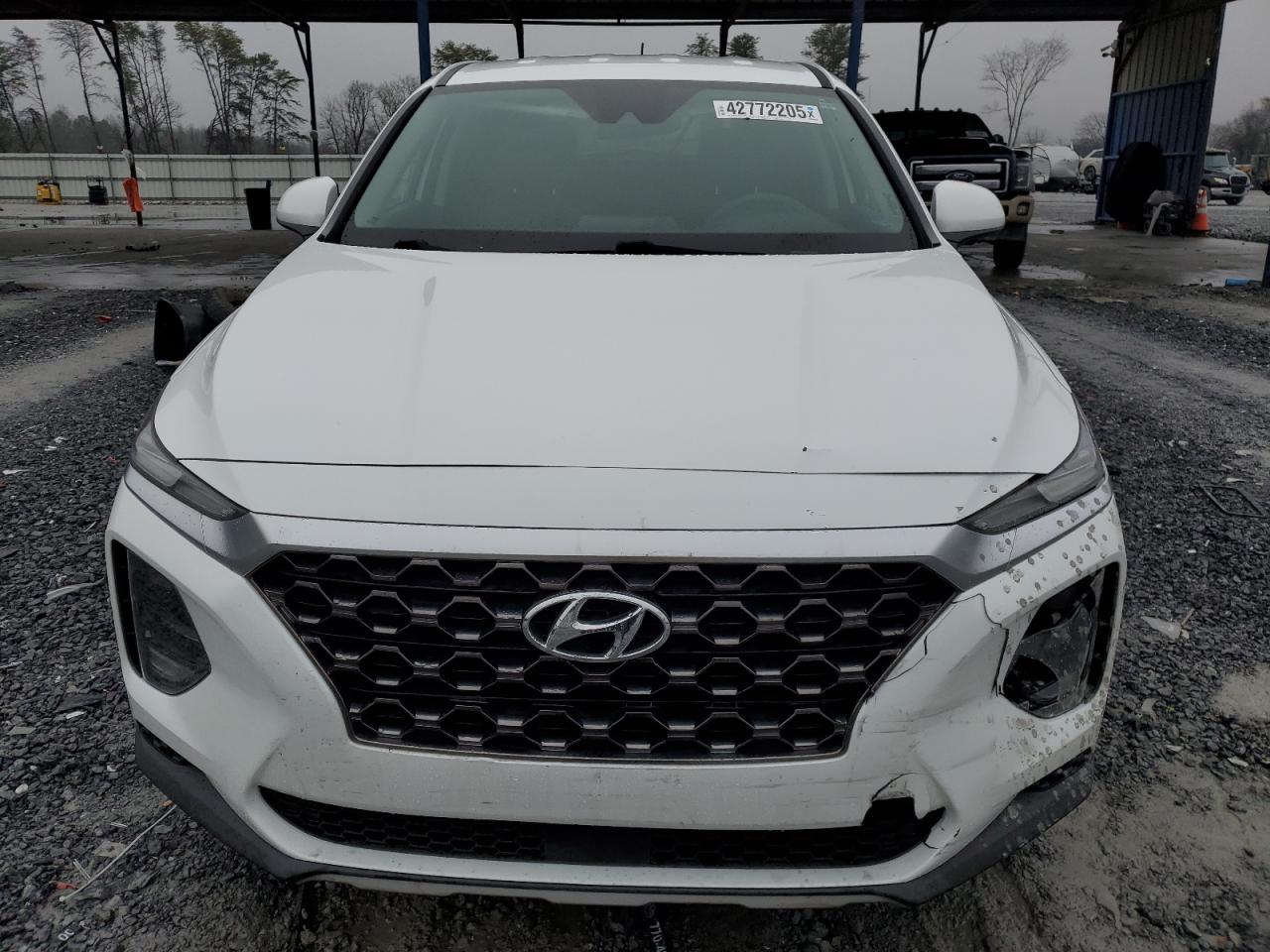 2020 Hyundai Santa Fe VIN 5NMS2CAD5LH155315 Copart auction photo, rear end / front end damage thumbnail 5