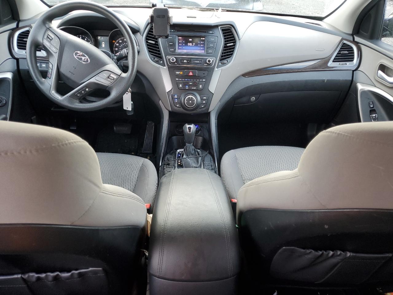 2018 Hyundai Santa Fe VIN 5NMZTDLB9JH083433 Copart auction photo, front end damage thumbnail 8