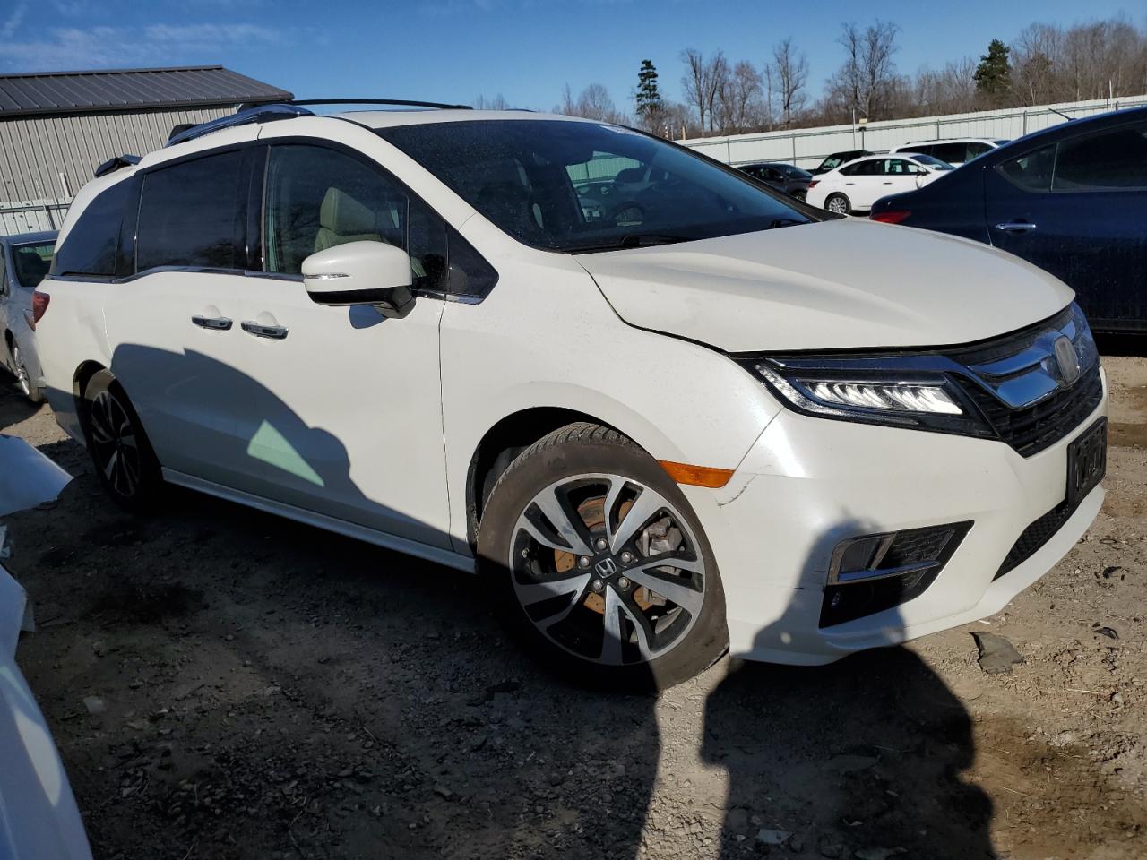 2019 Honda Odyssey VIN 5FNRL6H9XKB022600 Copart auction photo, top/roof / all over damage thumbnail 4