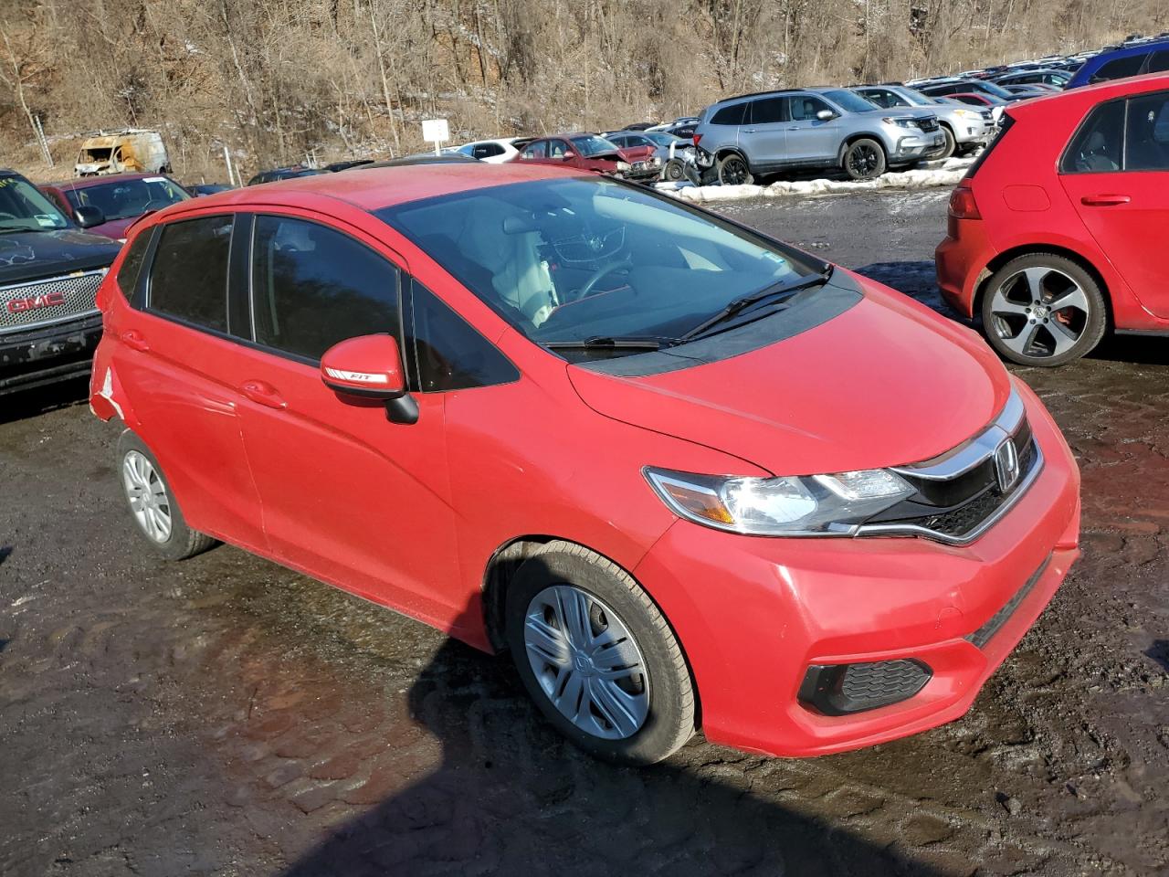 2019 Honda Fit VIN 3HGGK5H46KM739162 Copart auction photo, rear end / minor dent/scratches damage thumbnail 4