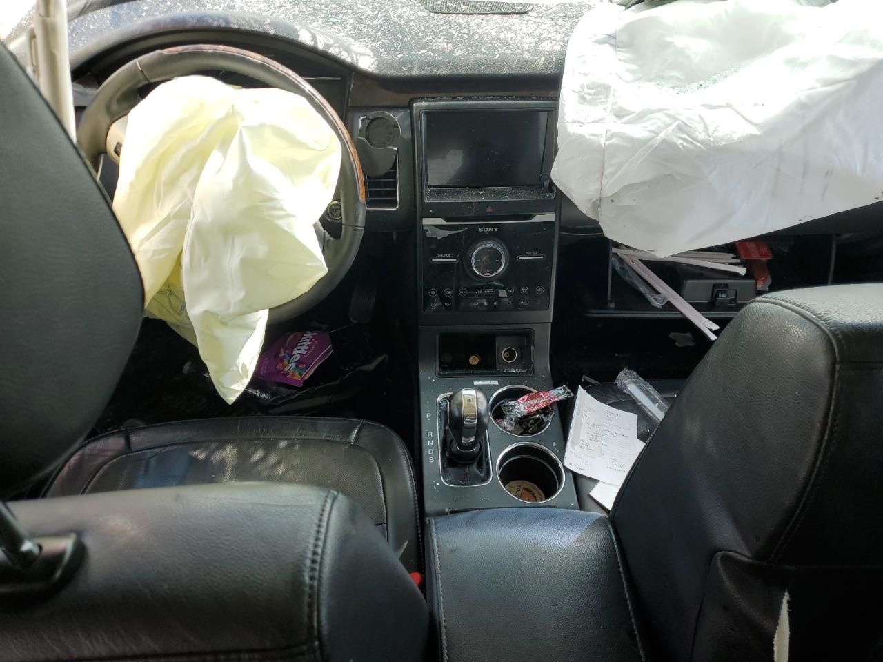 2019 Ford Flex VIN 2FMGK5D82KBA08801 Copart auction photo, front end / side damage thumbnail 8
