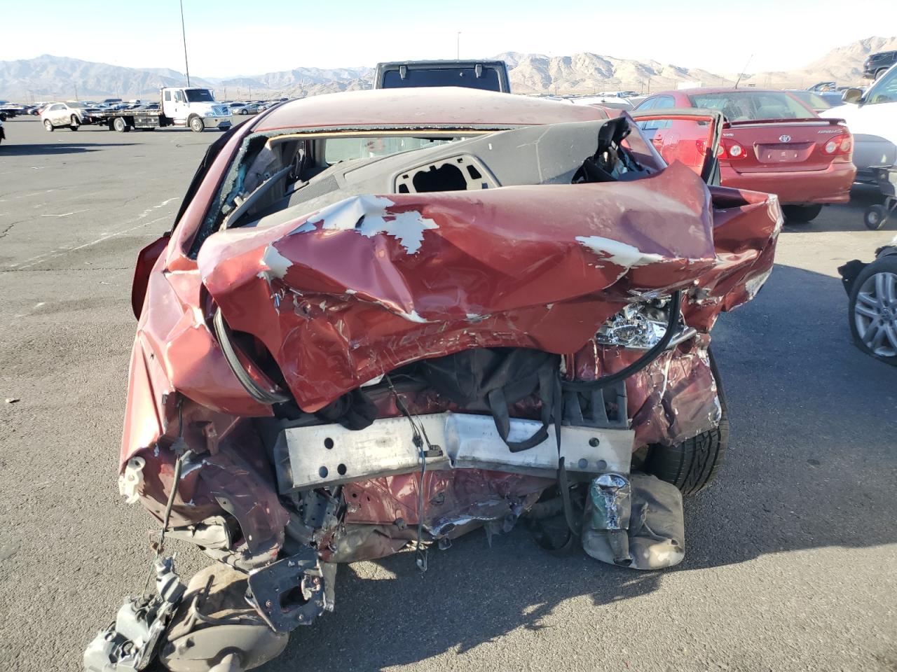 2015 Nissan Altima VIN 1N4AL3AP6FC185841 Copart auction photo, rear end / side damage thumbnail 6