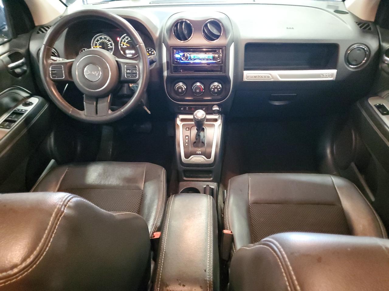 2014 Jeep Compass VIN 1C4NJDEB2ED846571 Copart auction photo, side / front end damage thumbnail 8