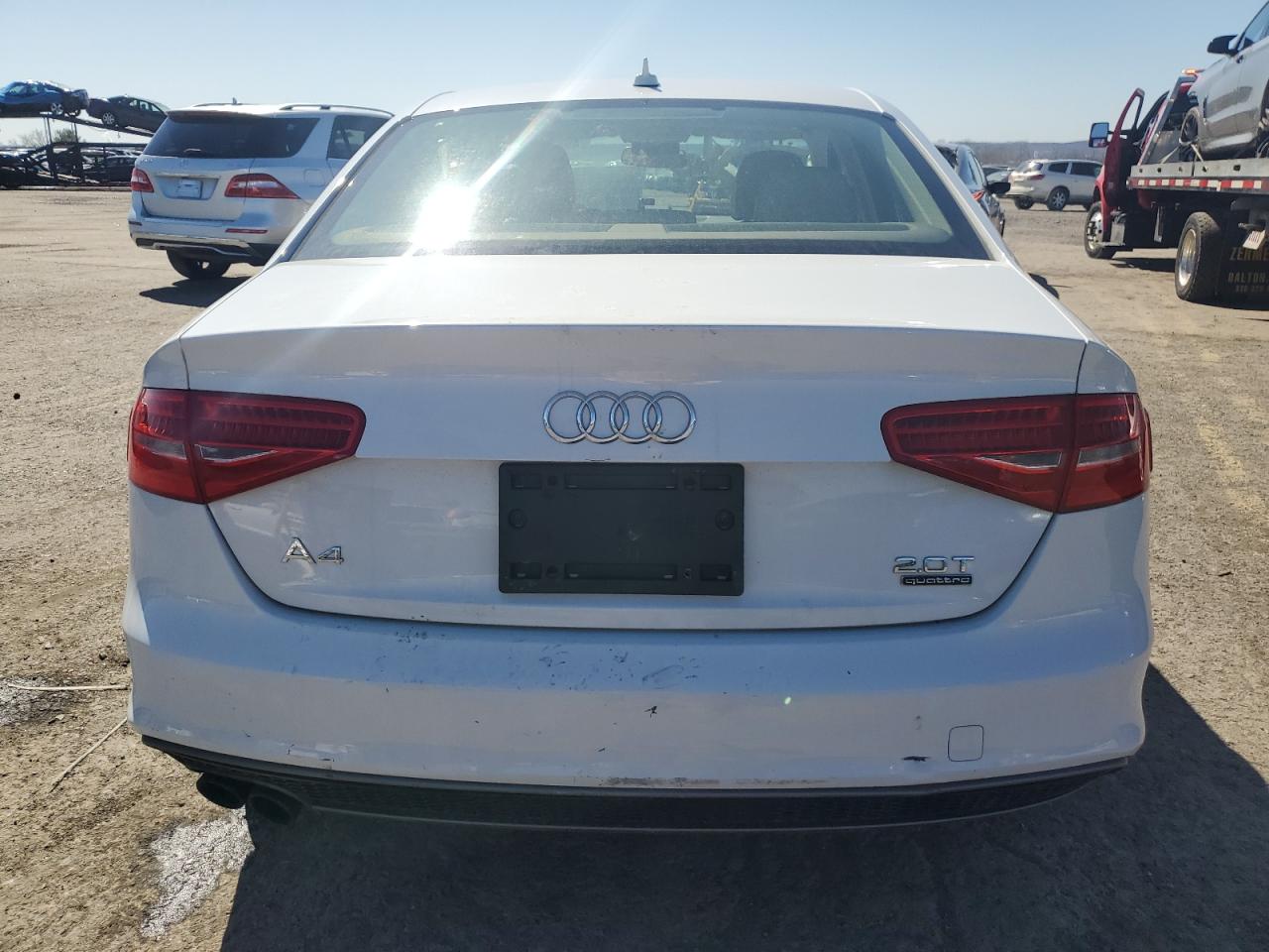 2016 Audi A4 VIN WAUBFAFL2GN014247 Copart auction photo, front end / side damage thumbnail 6