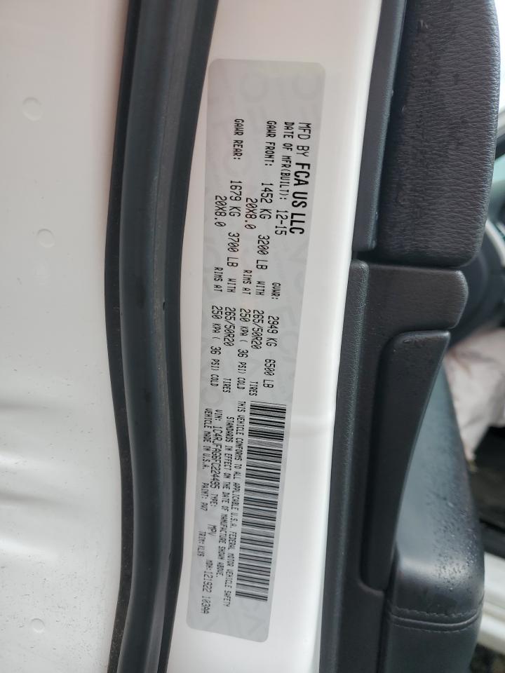 2015 Jeep Grand Cherokee VIN 1C4RJFAG6FC224495 Copart auction photo, front end / mechanical damage thumbnail 15