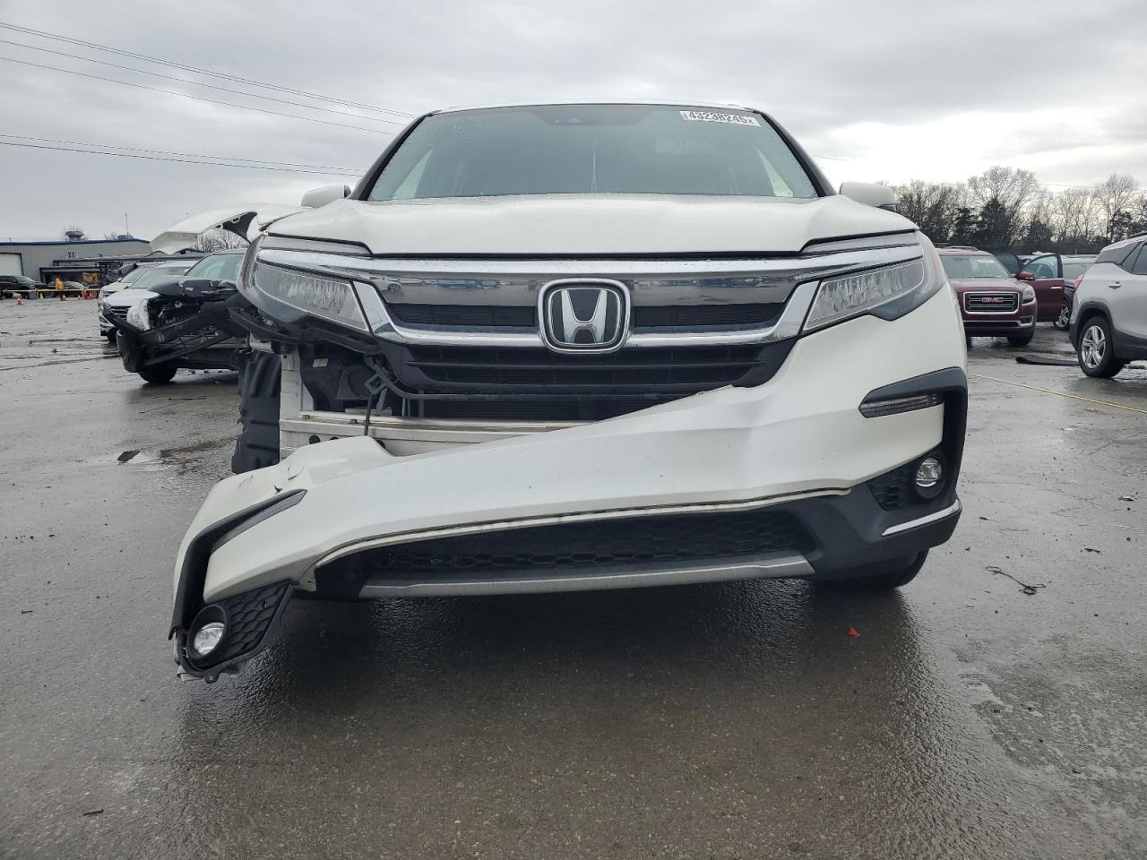 2019 Honda Pilot VIN 5FNYF6H04KB041258 Copart auction photo, side damage thumbnail 5