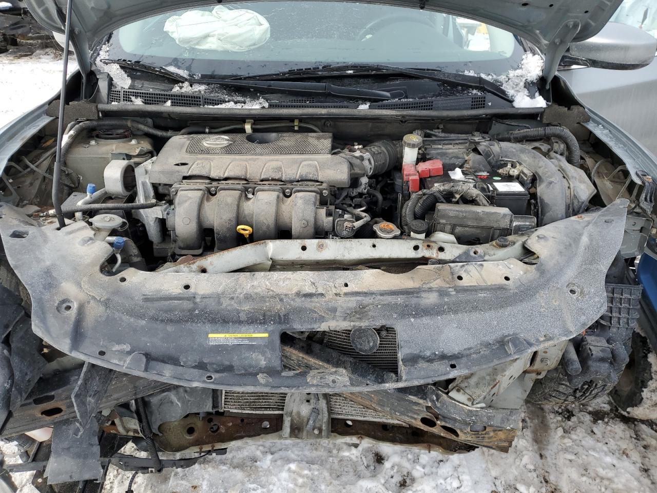 2014 Nissan Sentra VIN 3N1AB7AP1EL628648 Copart auction photo, front end damage thumbnail 11