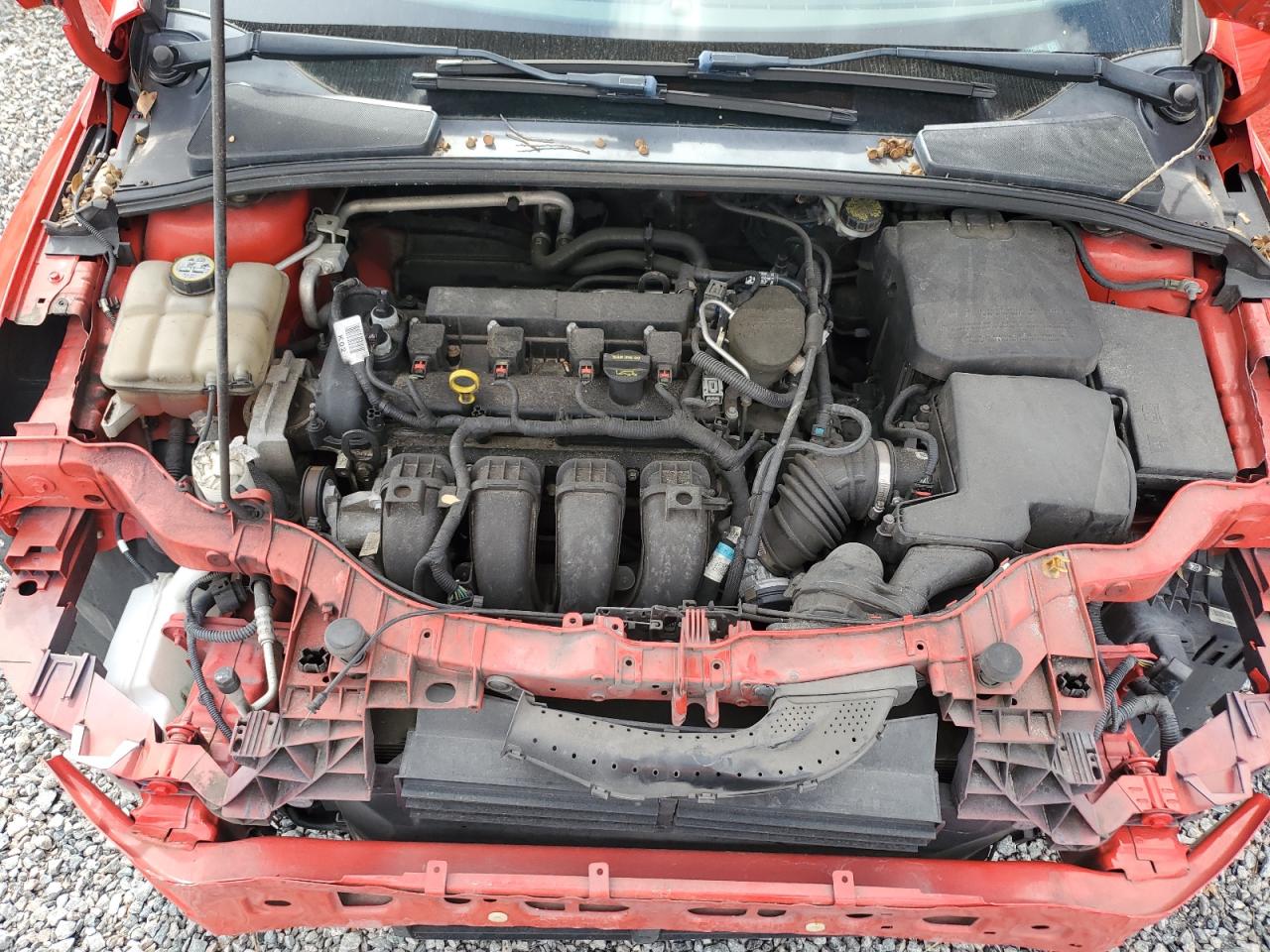 2013 Ford Focus VIN 1FADP3F25DL230747 Copart auction photo, front end / rear end damage thumbnail 11