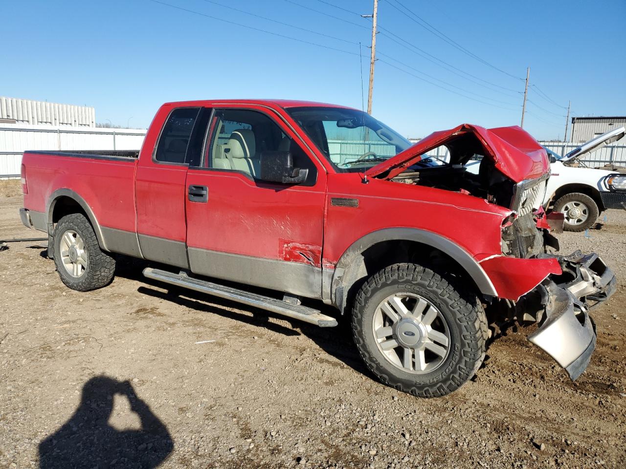 2004 Ford F-150 VIN 1FTPX14564NA85828 Copart auction photo, all over / mechanical damage thumbnail 4
