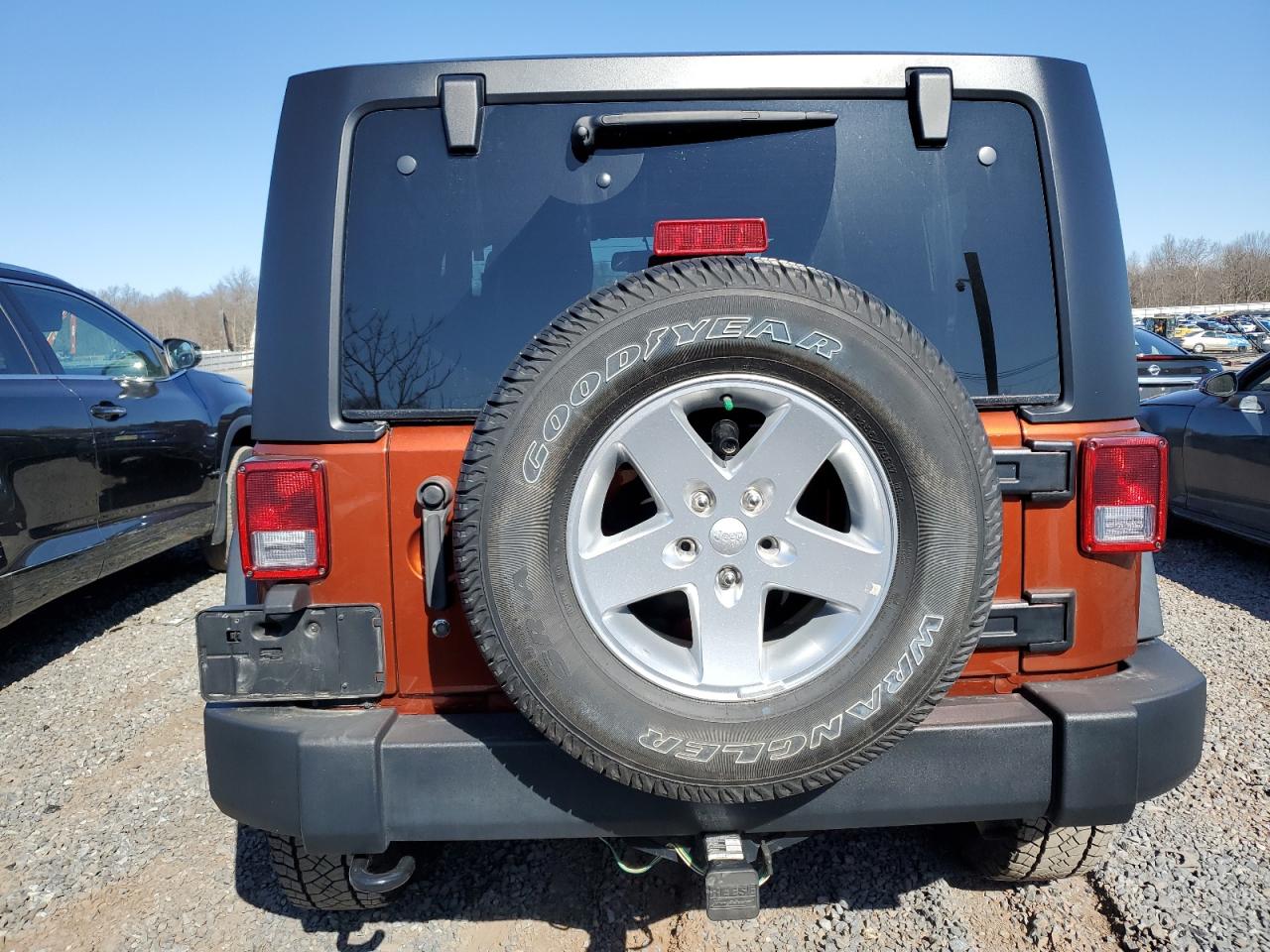 2014 Jeep Wrangler VIN 1C4AJWAG3EL289798 Copart auction photo, front end damage thumbnail 6