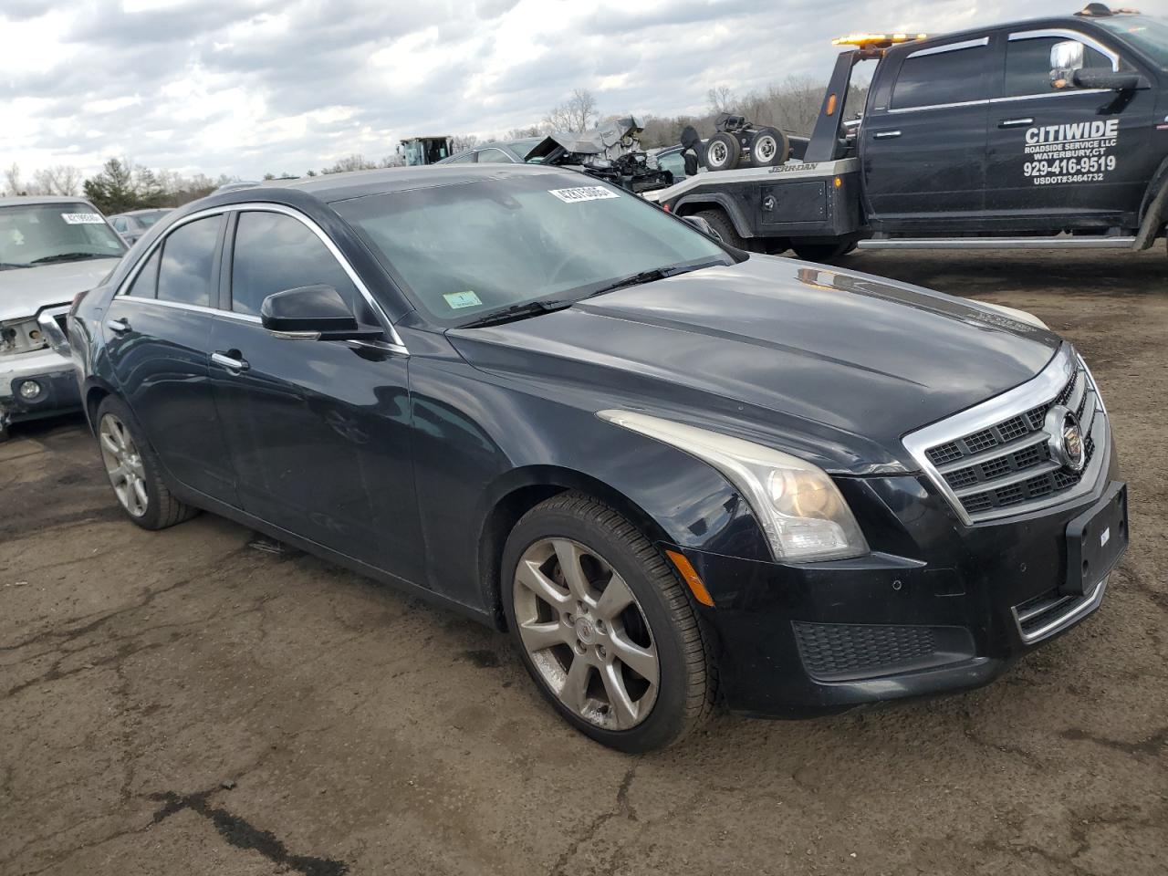 2013 Cadillac ATS VIN 1G6AB5RA2D0142544 Copart auction photo, mechanical damage thumbnail 4