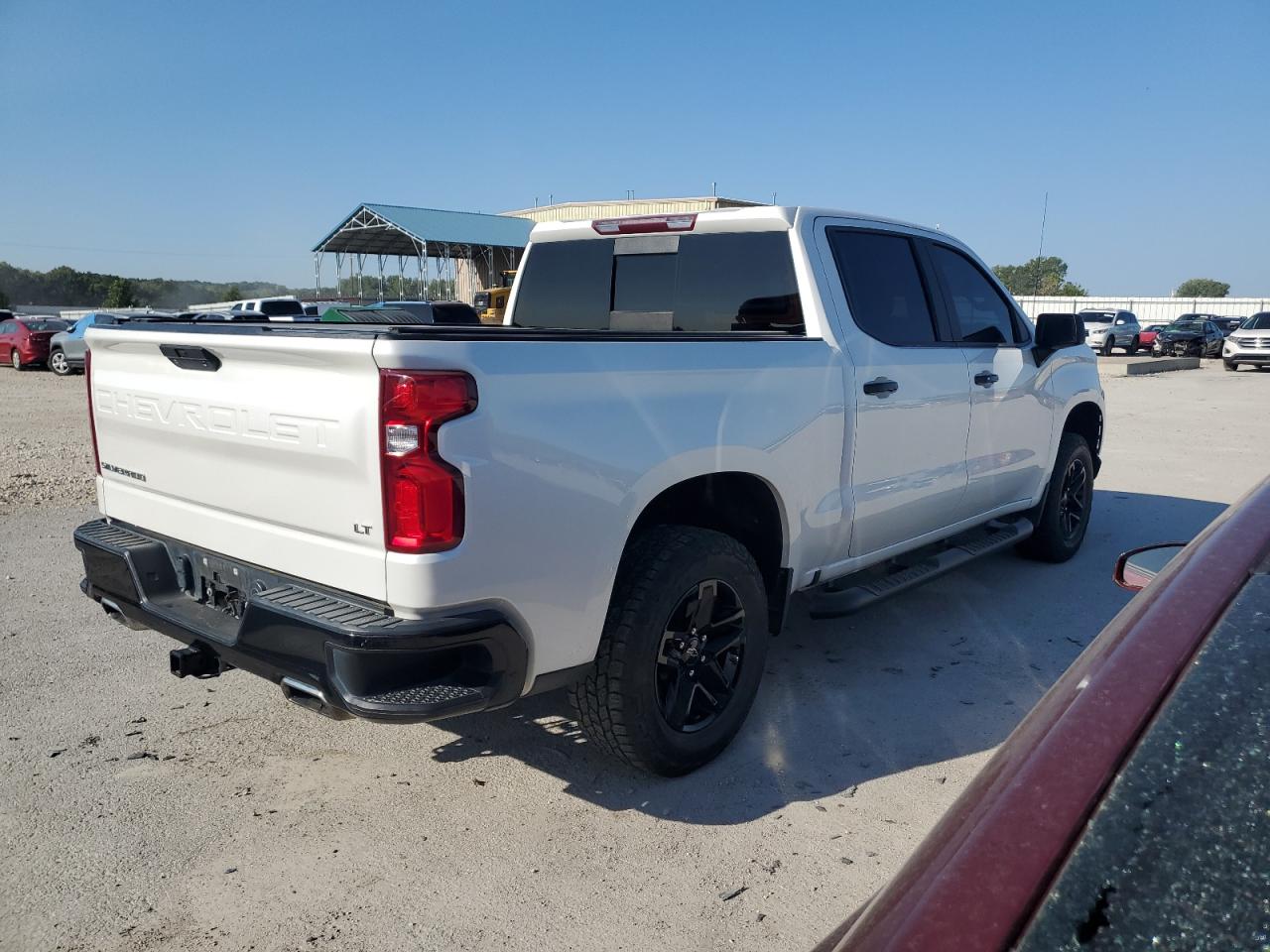2020 Chevrolet Silverado VIN 3GCPYFEL1LG401070 Copart auction photo, vandalism damage thumbnail 3