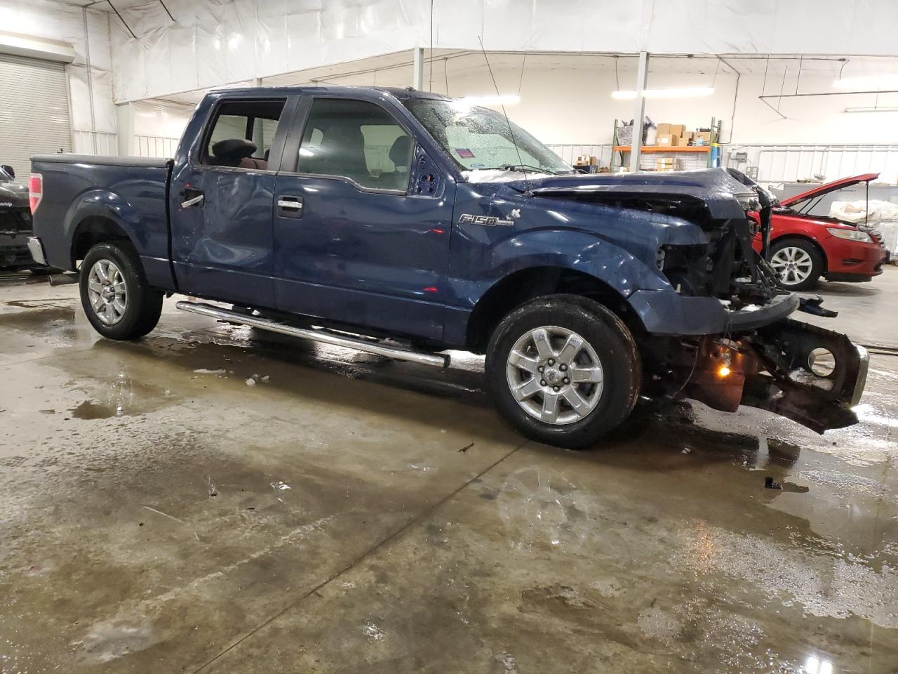2013 Ford F-150 VIN 1FTFW1CFXDKF31697 Copart auction photo, front end / side damage thumbnail 4