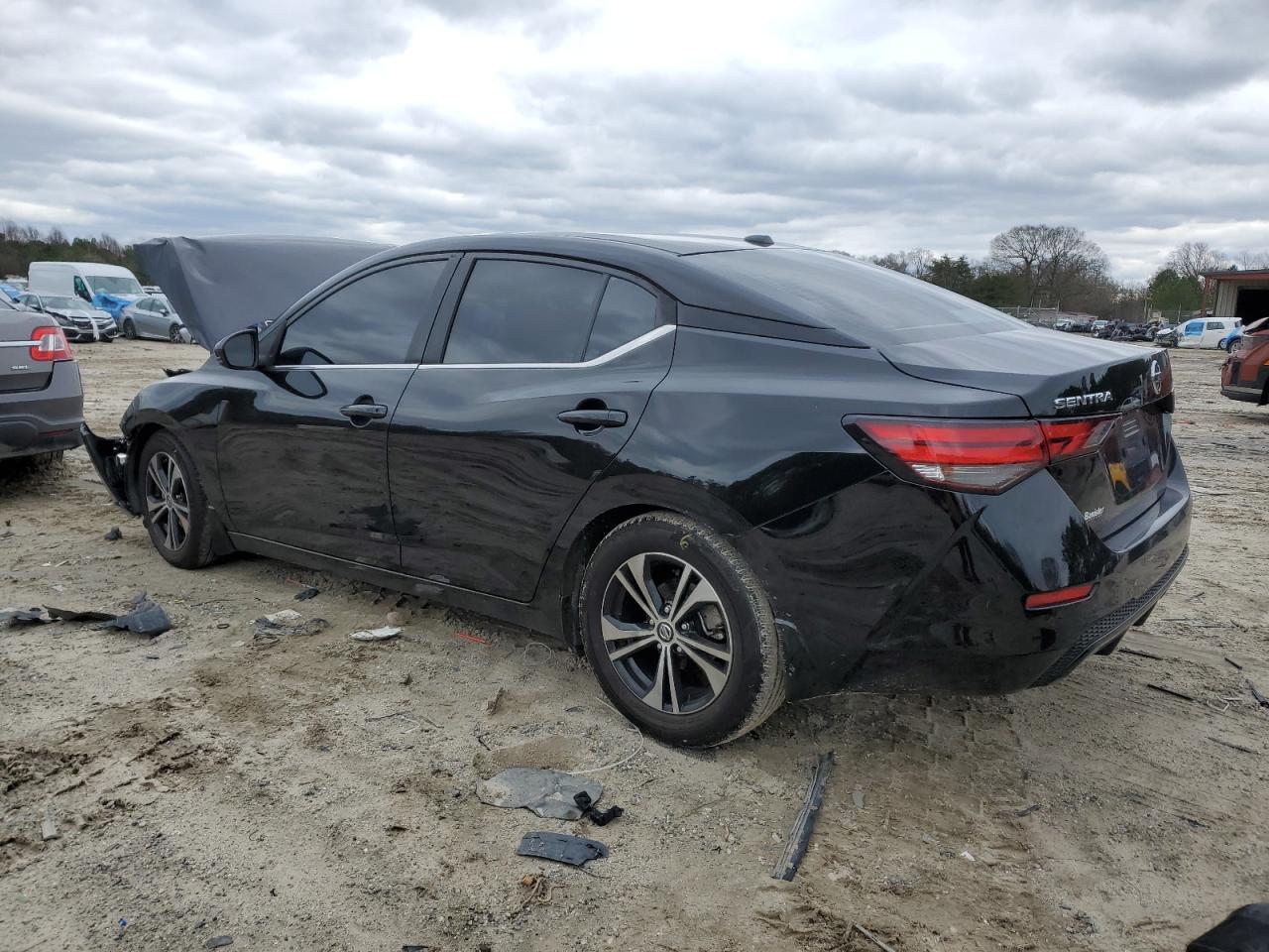 2020 Nissan Sentra VIN 3N1AB8CV1LY267083 Copart auction photo, mechanical / front end damage thumbnail 2