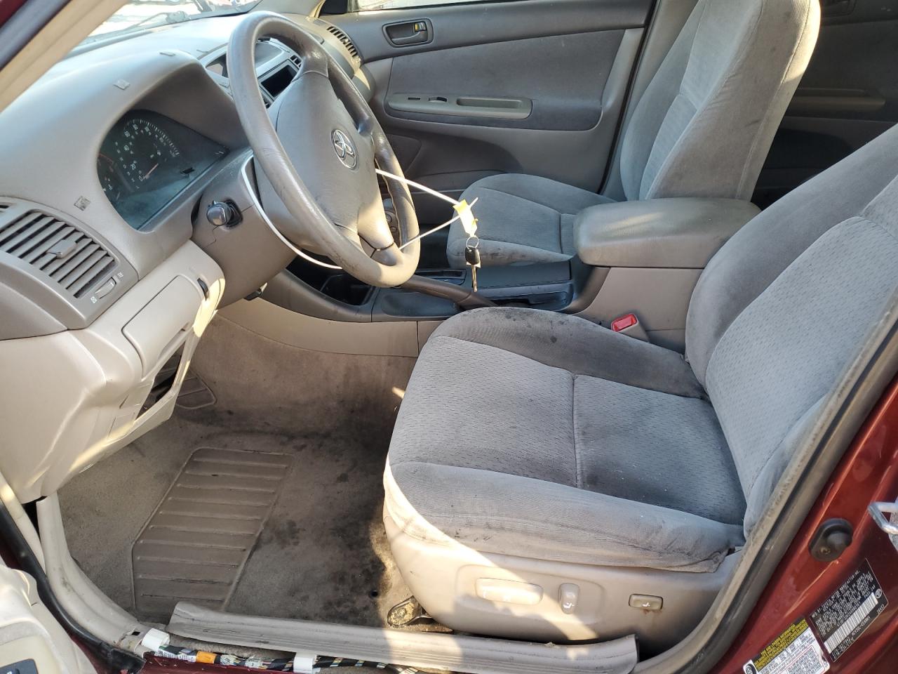 2004 Toyota Camry VIN 4T1BF32K24U080161 Copart auction photo, side / front end damage thumbnail 7
