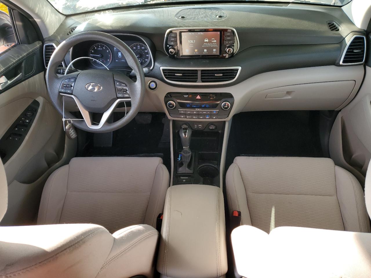 2020 Hyundai Tucson VIN KM8J33AL0LU150494 Copart auction photo, side / front end damage thumbnail 8
