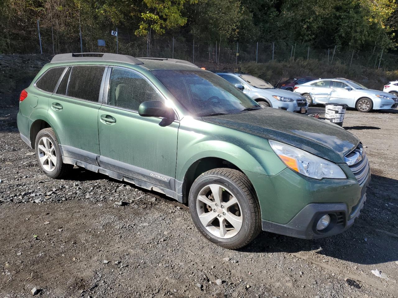 2014 Subaru Outback VIN 4S4BRBCC7E3213321 Copart auction photo, front end / minor dent/scratches damage thumbnail 4
