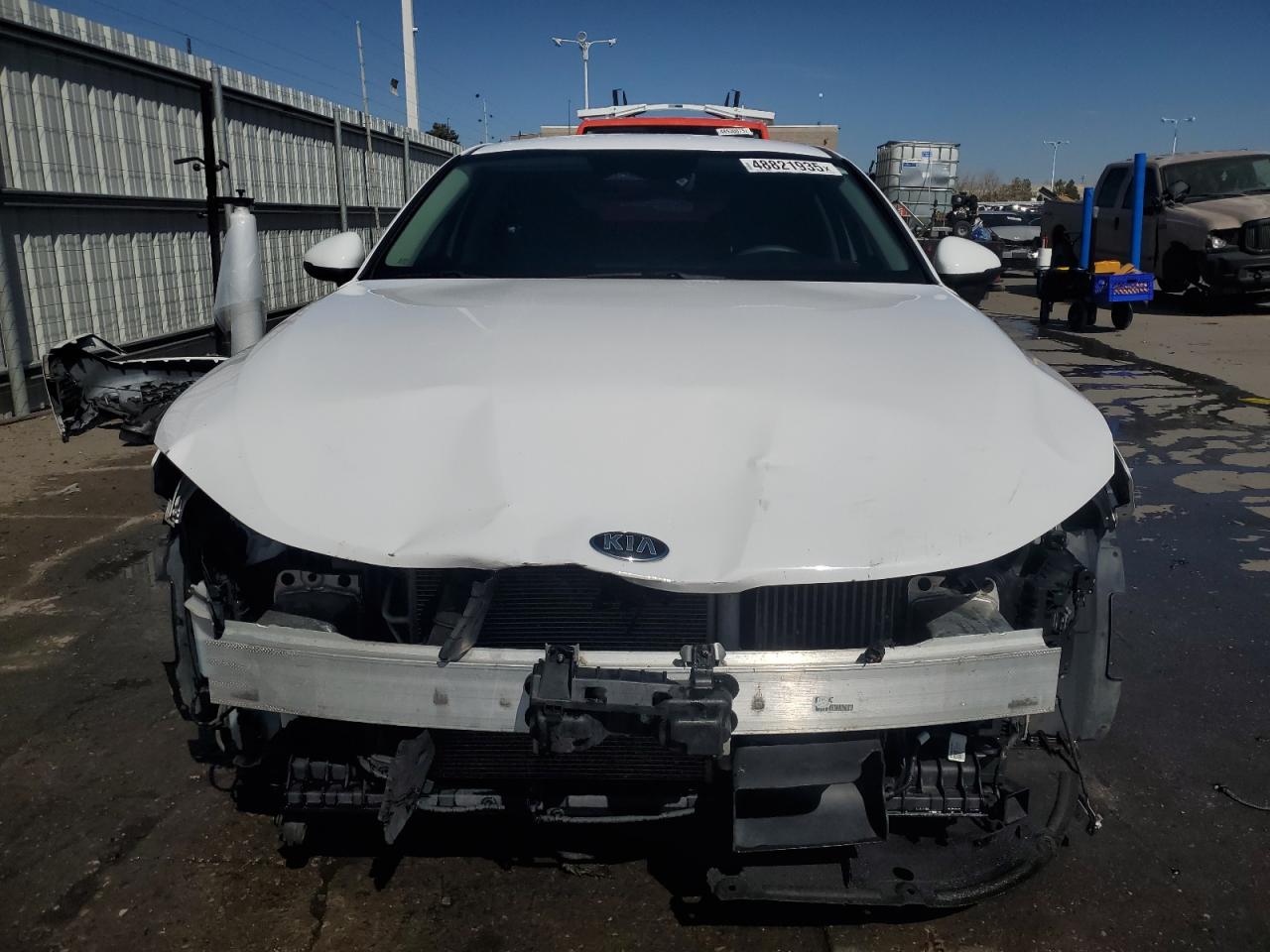 2021 KIA K5 VIN 5XXG14J28MG067324 Copart auction photo, front end / side damage thumbnail 5