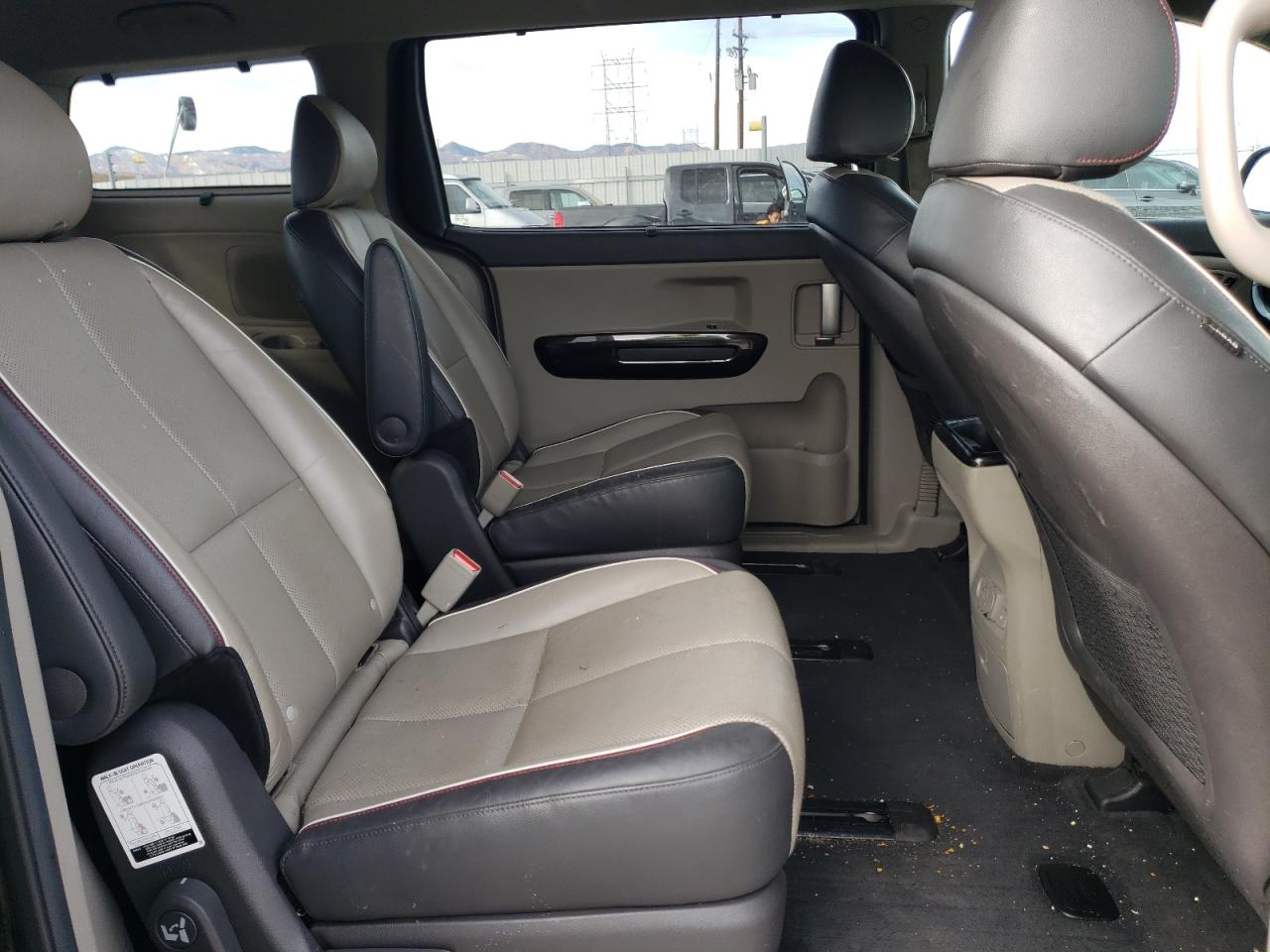 2016 KIA Sedona VIN KNDMC5C12G6170877 Copart auction photo, side / hail damage thumbnail 12
