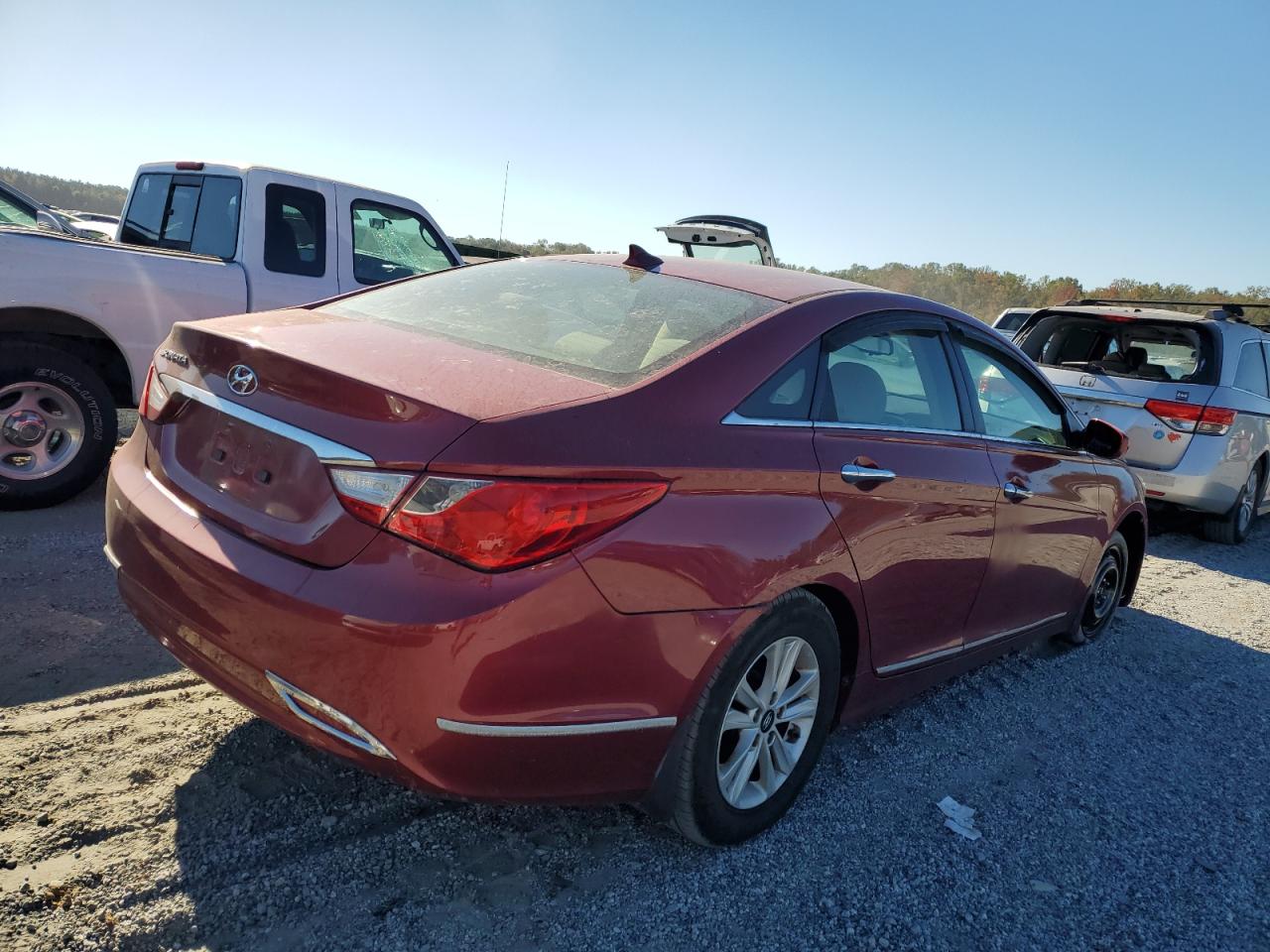 2012 Hyundai Sonata VIN 5NPEB4ACXCH380729 Copart auction photo, front end damage thumbnail 3