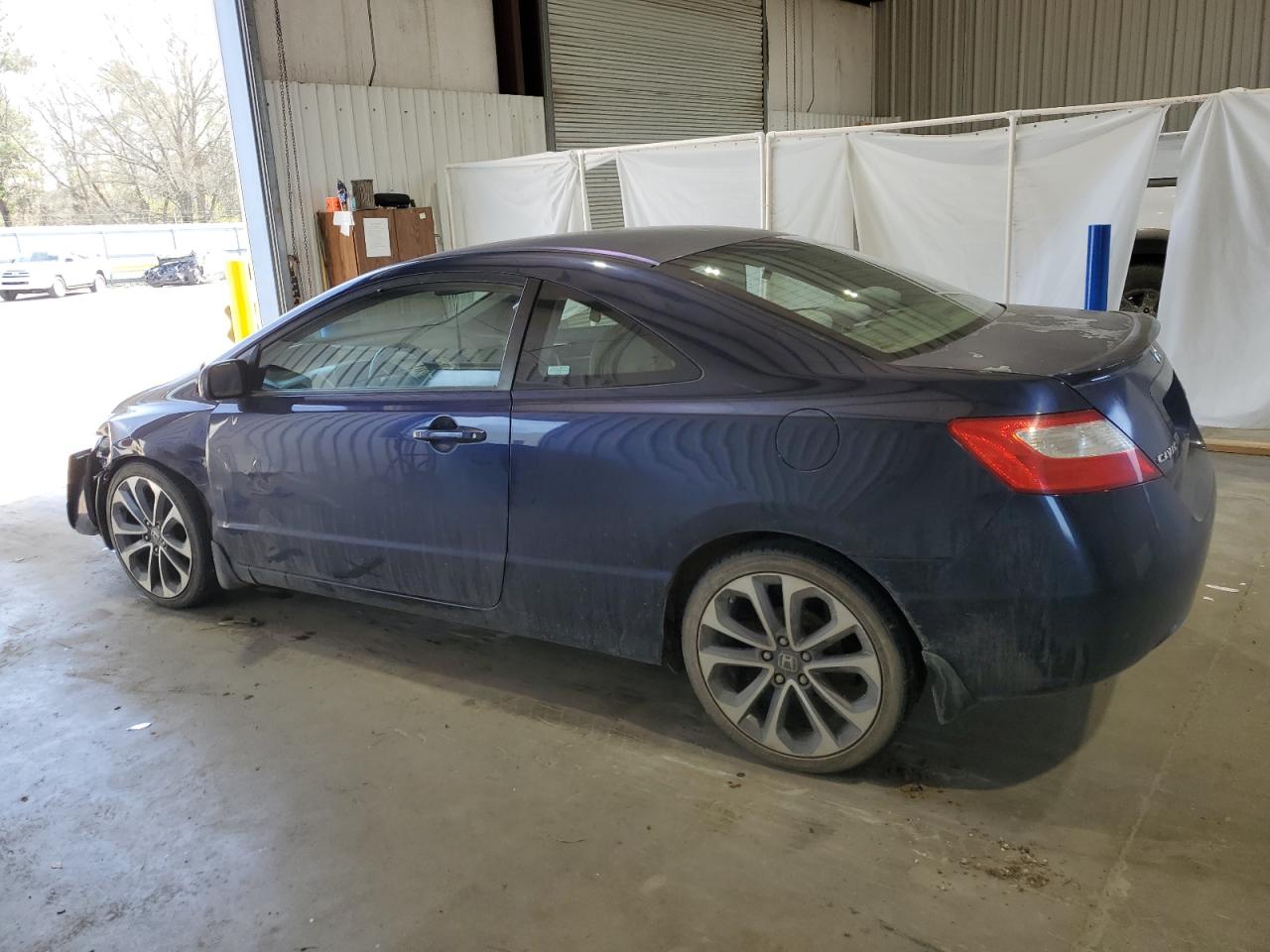 2008 Honda Civic VIN 2HGFG126X8H519322 Copart auction photo, front end / side damage thumbnail 2