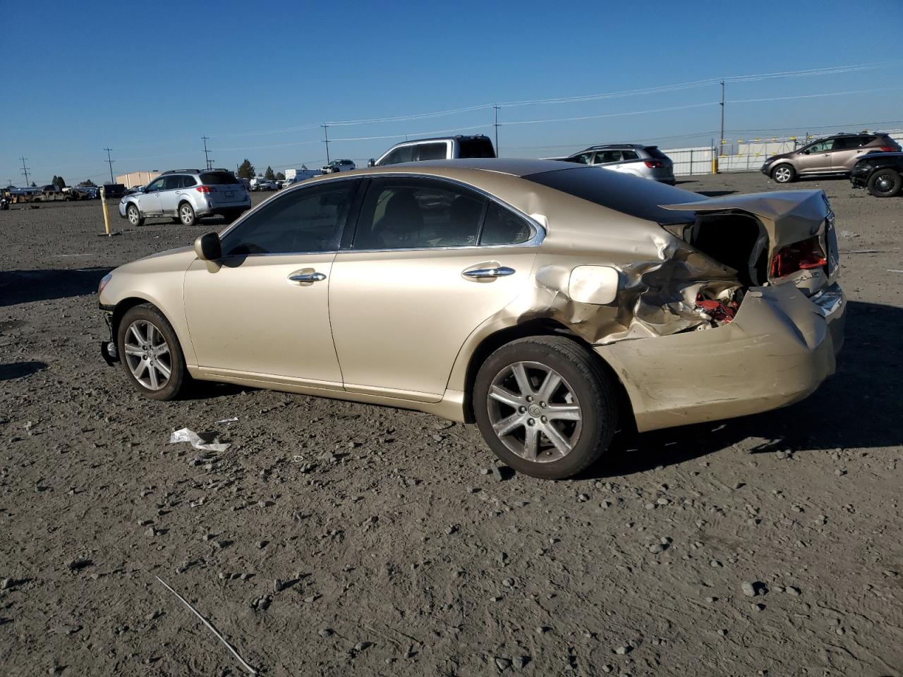 2007 Lexus ES VIN JTHBJ46GX72050189 Copart auction photo, all over damage thumbnail 2
