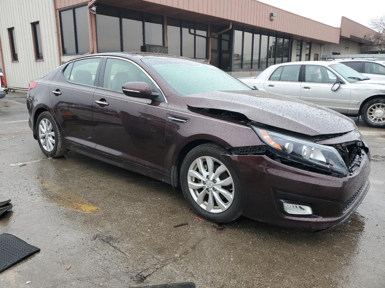 2015 KIA Optima VIN 5XXGN4A79FG383057 Copart auction photo, front end damage thumbnail 4