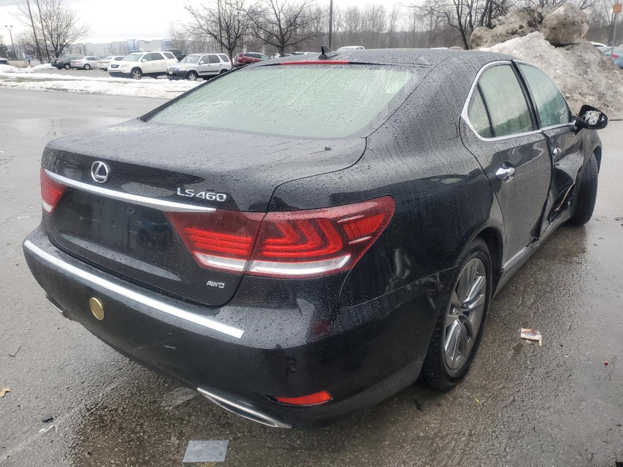 2013 Lexus LS VIN JTHCL5EF4D5018541 Copart auction photo, side damage thumbnail 3