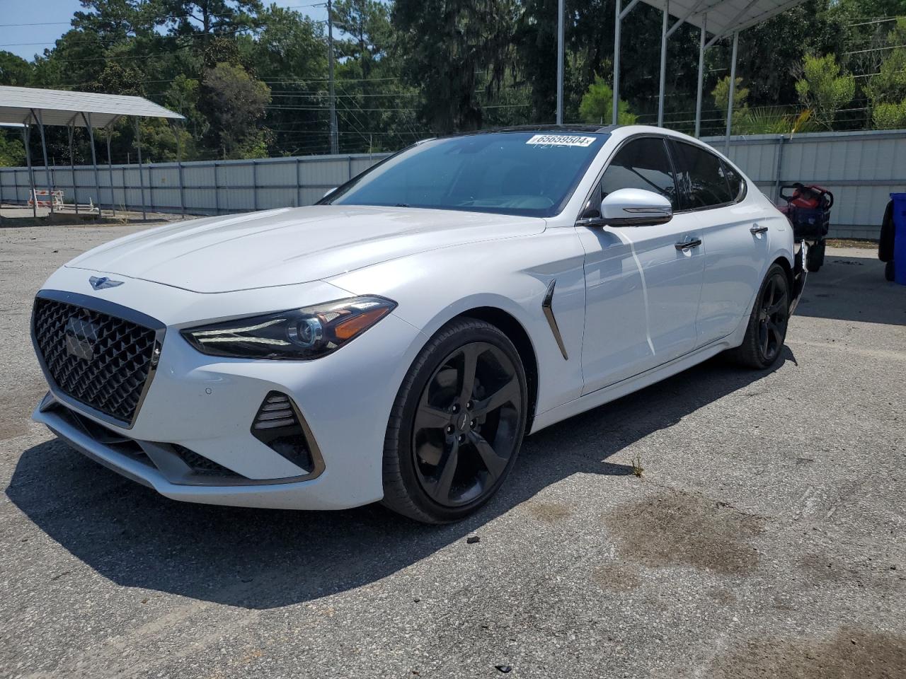 2019 Genesis G70 VIN KMTG44LAXKU019182 - Copart auction photo