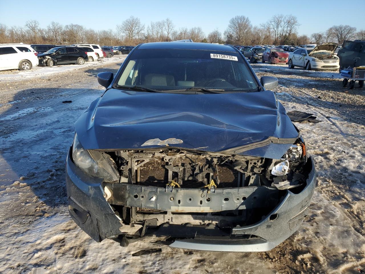 2016 Mazda 3 VIN JM1BM1U75G1293716 Copart auction photo, front end / minor dent/scratches damage thumbnail 5