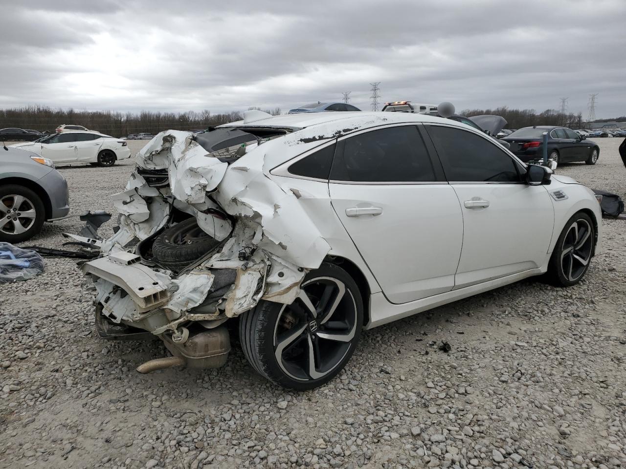 2020 Honda Insight VIN 19XZE4F55LE012837 Copart auction photo, rear end damage thumbnail 3