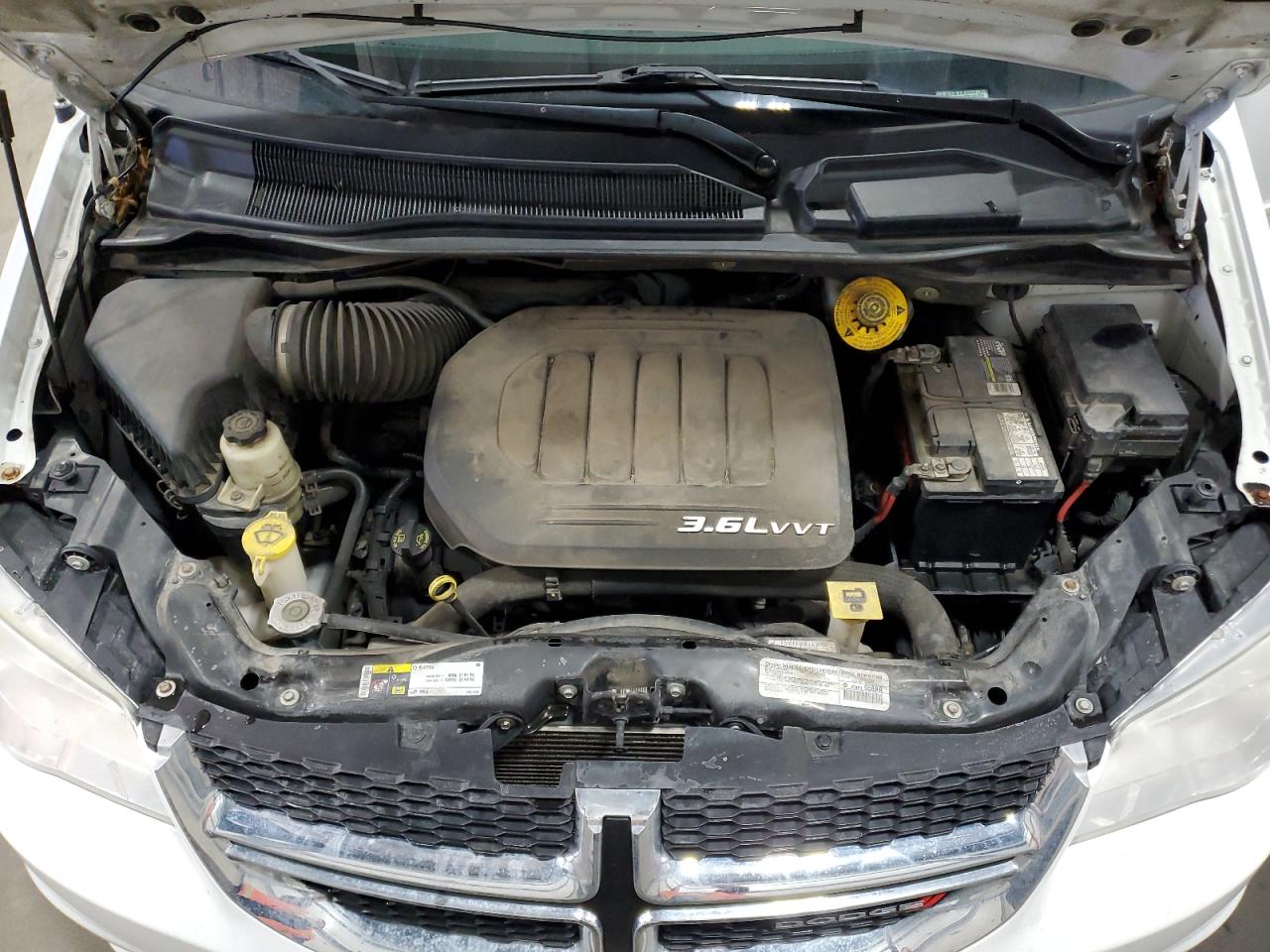 2014 Dodge Caravan VIN 2C4RDGCG7ER290408 Copart auction photo, rear end damage thumbnail 13