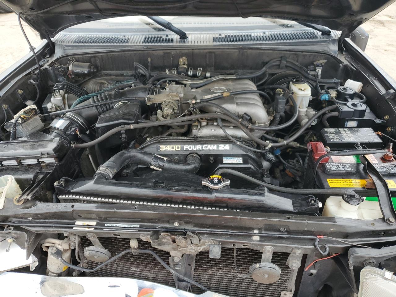 1998 Toyota 4Runner VIN JT3HN87R4W0187540 Copart auction photo, front end / side damage thumbnail 13