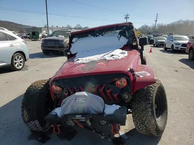 2012 Jeep Wrangler VIN 1C4BJWEG1CL173401 Copart auction photo, all over damage thumbnail 12