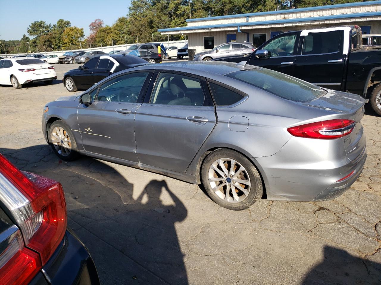 2020 Ford Fusion VIN 3FA6P0HD9LR136392 Copart auction photo, water/flood damage thumbnail 2