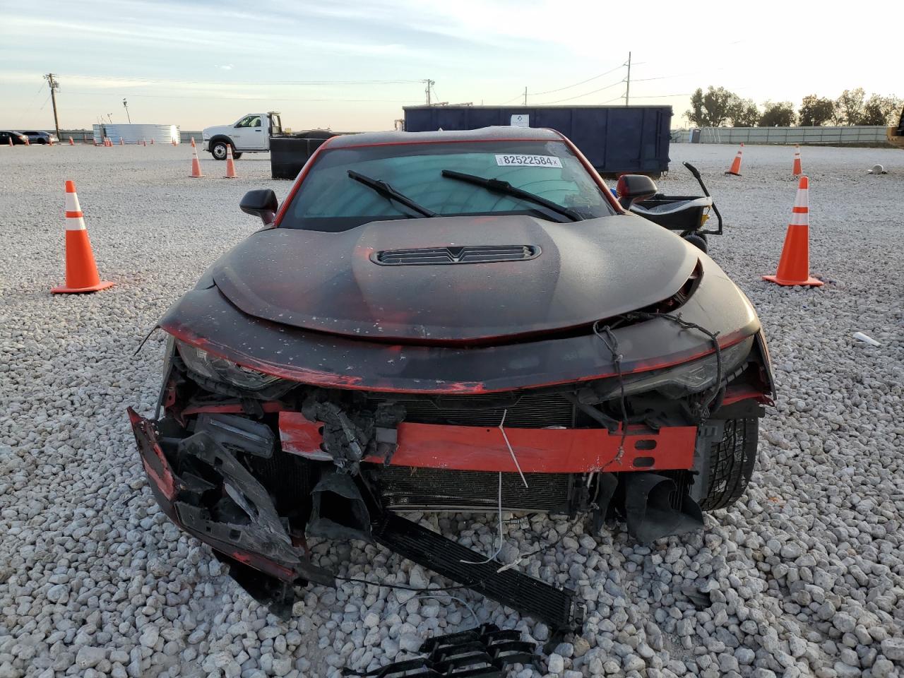 2019 Chevrolet Camaro VIN 1G1FF1R76K0126566 Copart auction photo, front end / vandalism damage thumbnail 5