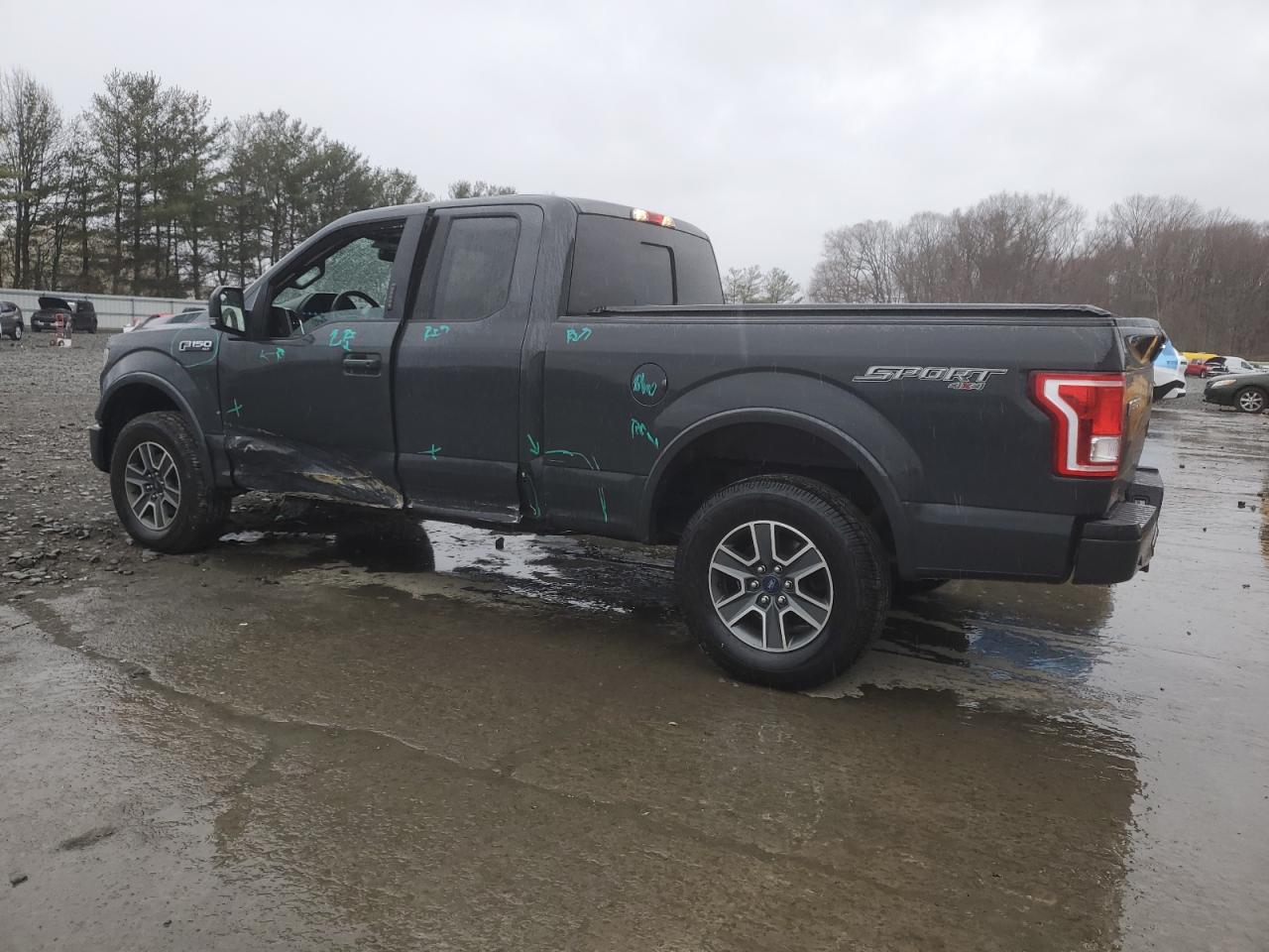 2016 Ford F-150 VIN 1FTFX1EF7GFB06560 Copart auction photo, side damage thumbnail 2