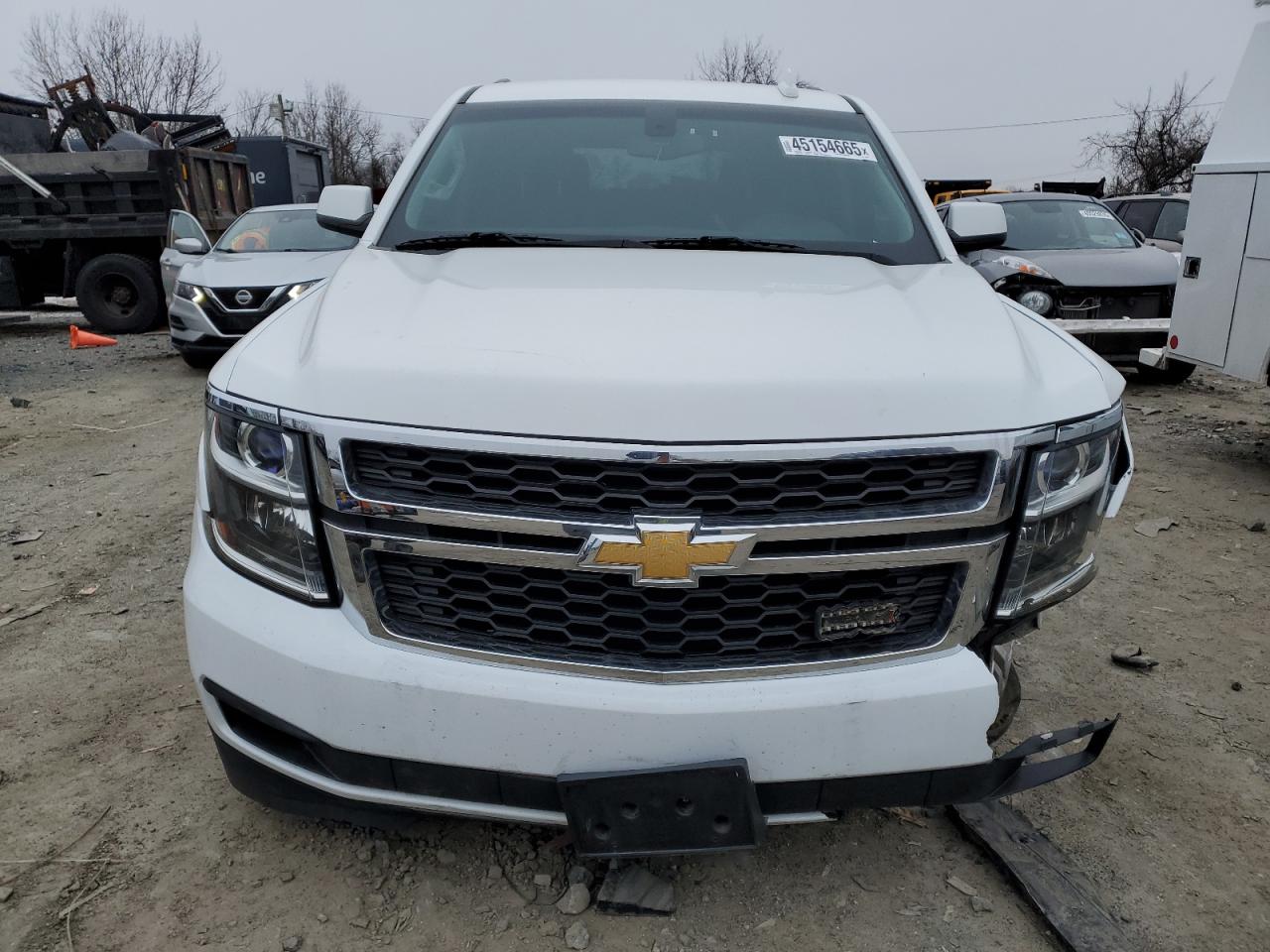 2016 Chevrolet Tahoe VIN 1GNSKAEC7GR371830 Copart auction photo, front end / undercarriage damage thumbnail 5