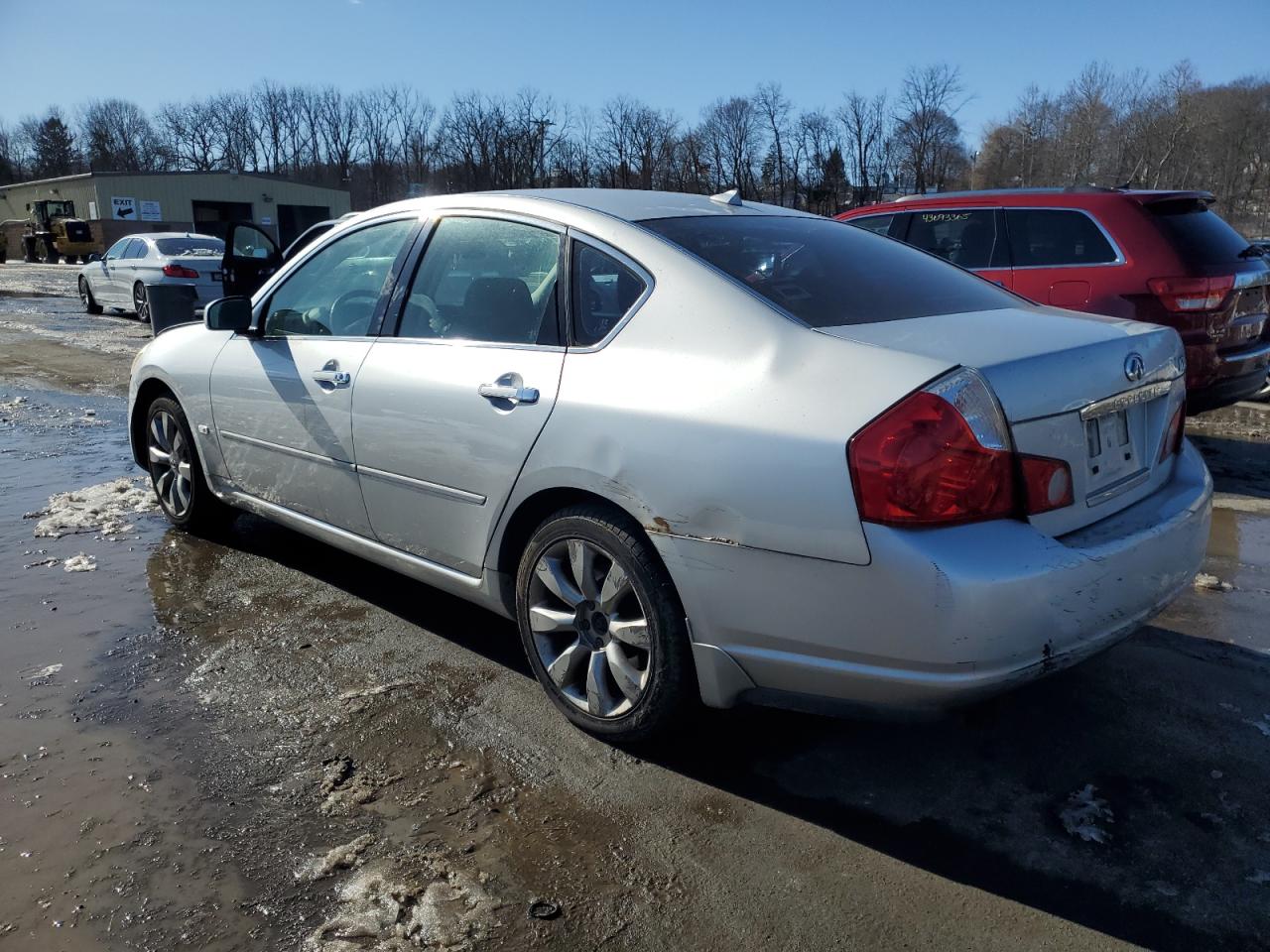 2007 Infiniti M VIN JNKAY01FX7M450577 Copart auction photo, rear end / front end damage thumbnail 2