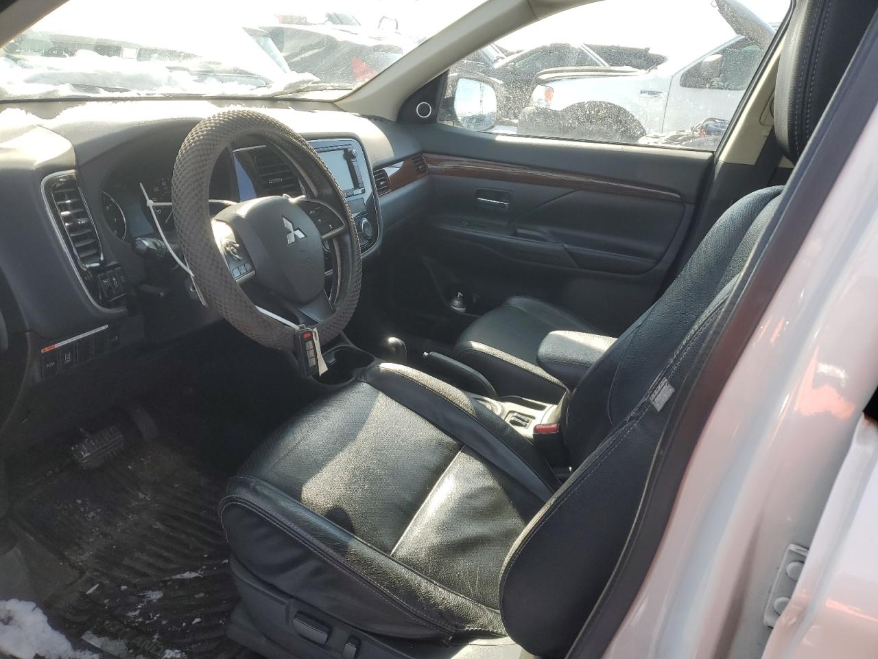 2014 Mitsubishi Outlander VIN JA4JZ4AX0EZ002261 Copart auction photo, front end damage thumbnail 7