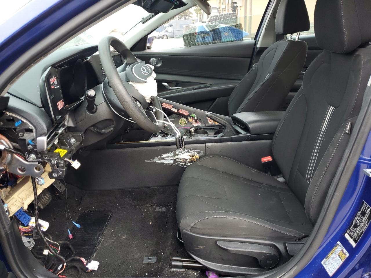 2023 Hyundai Elantra VIN 5NPLM4AG0PH103534 Copart auction photo, front end damage thumbnail 7