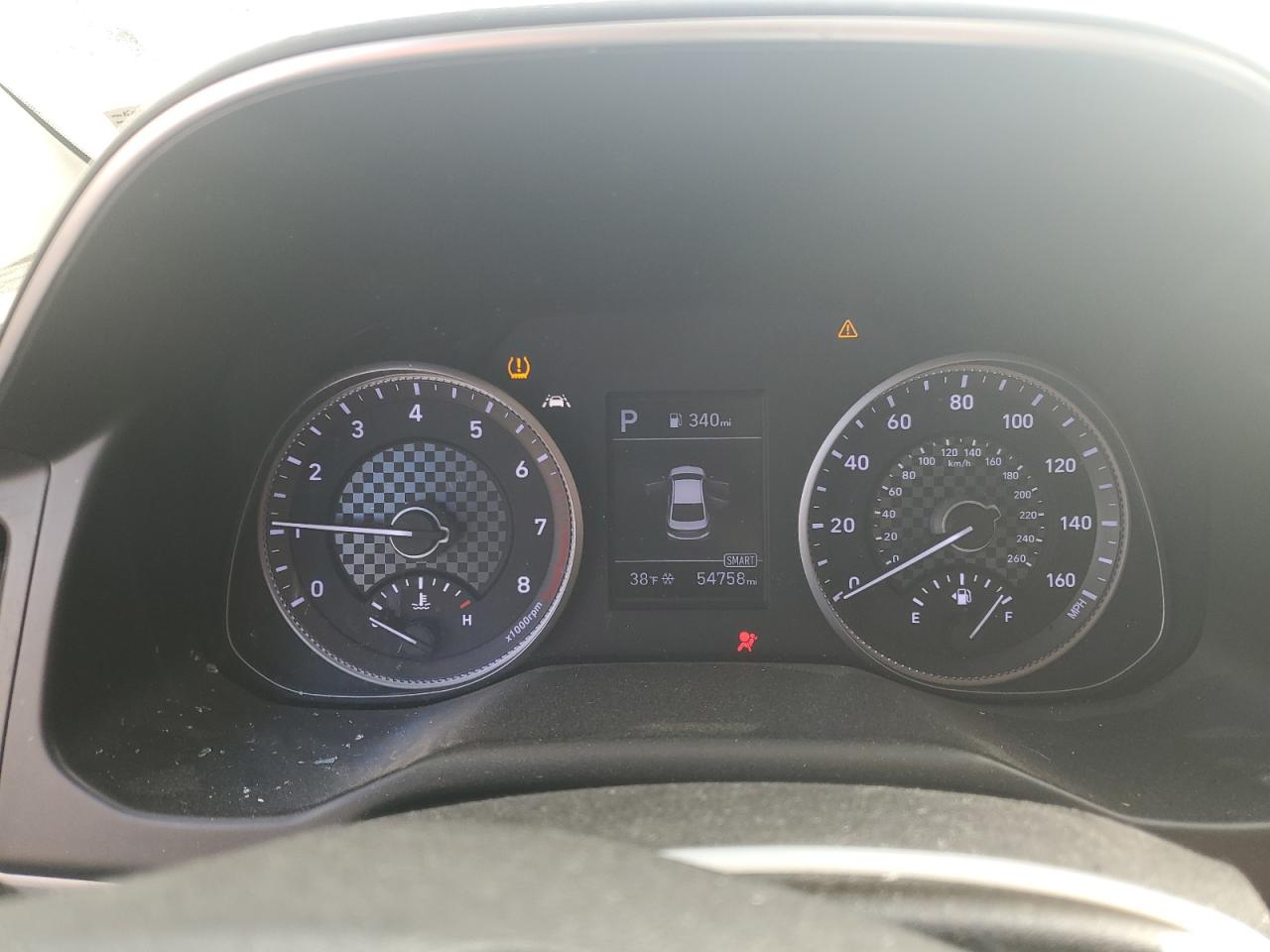 2020 Hyundai Elantra VIN KMHD74LF0LU939775 Copart auction photo, all over / rollover damage thumbnail 9