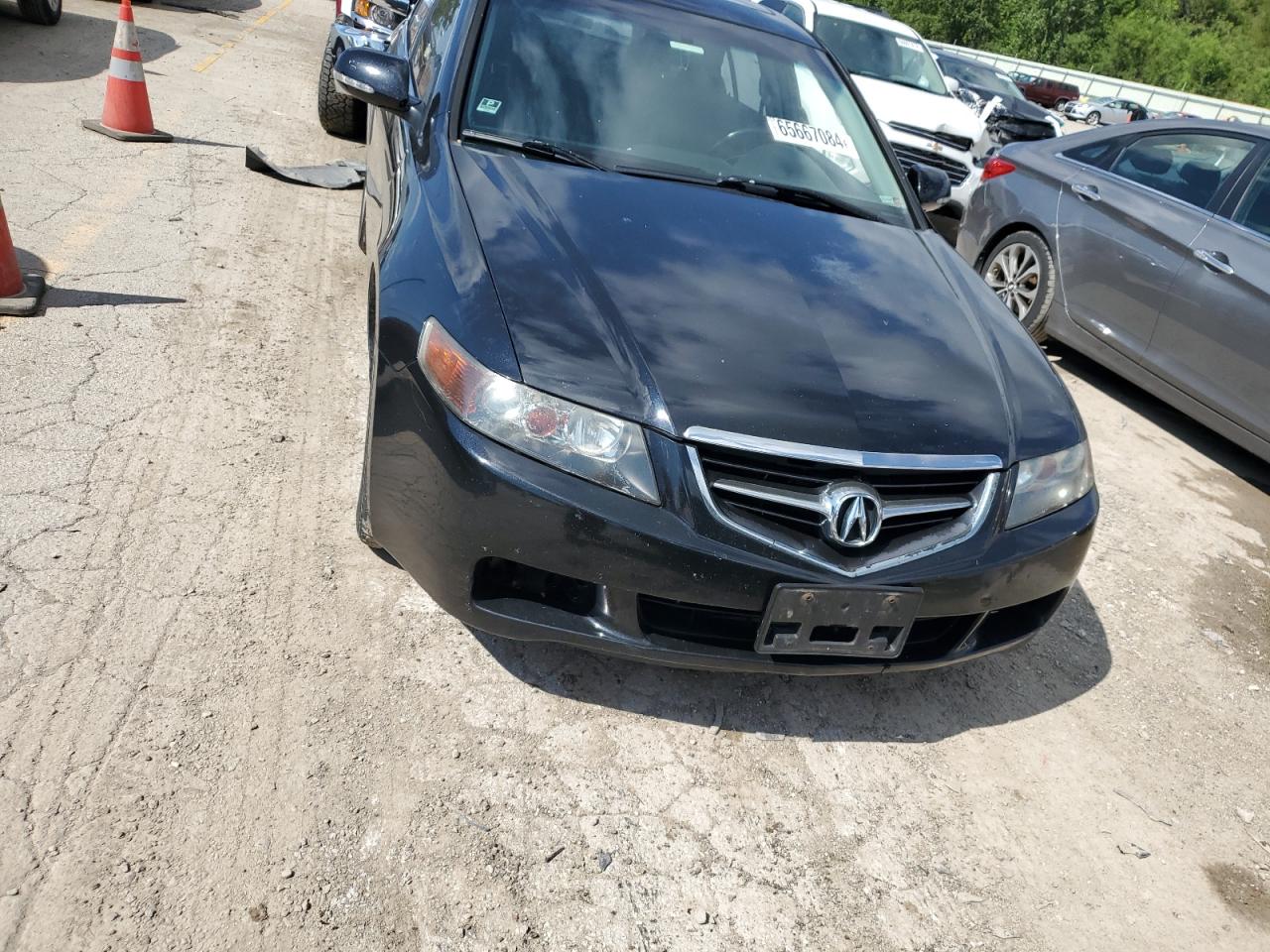 2004 Acura TSX VIN JH4CL96824C044221 Copart auction photo, rear end damage thumbnail 5
