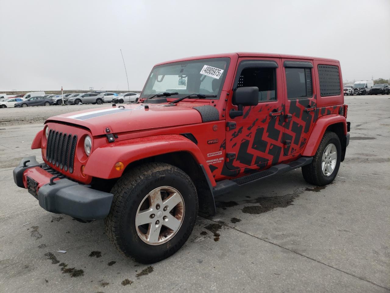 2012 Jeep Wrangler VIN 1C4BJWKGXCL102296