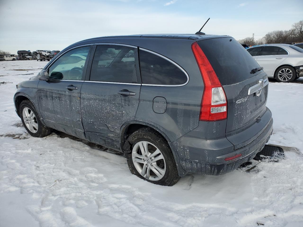 2011 Honda CR-V VIN 5J6RE4H73BL102437 Copart auction photo, side damage thumbnail 2
