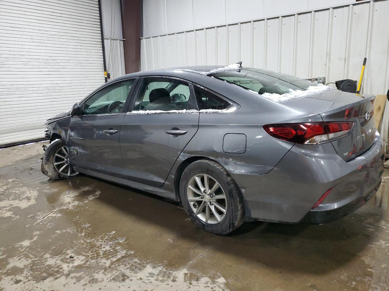 2019 Hyundai Sonata VIN 5NPE24AF9KH797655 Copart auction photo, front end / side damage thumbnail 2