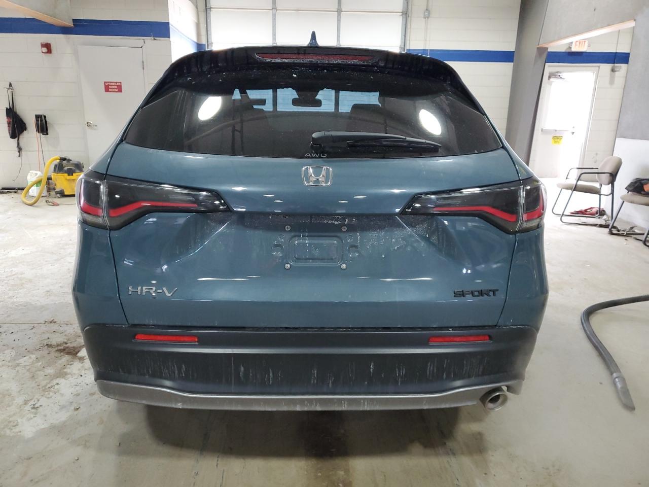 2024 Honda HR-V VIN 3CZRZ2H59RM775619 Copart auction photo, front end / side damage thumbnail 6