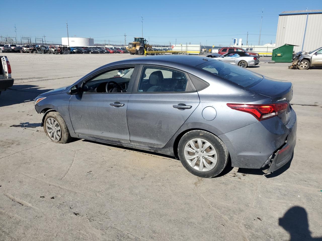 2019 Hyundai Accent VIN 3KPC24A32KE076580 Copart auction photo, all over damage thumbnail 2