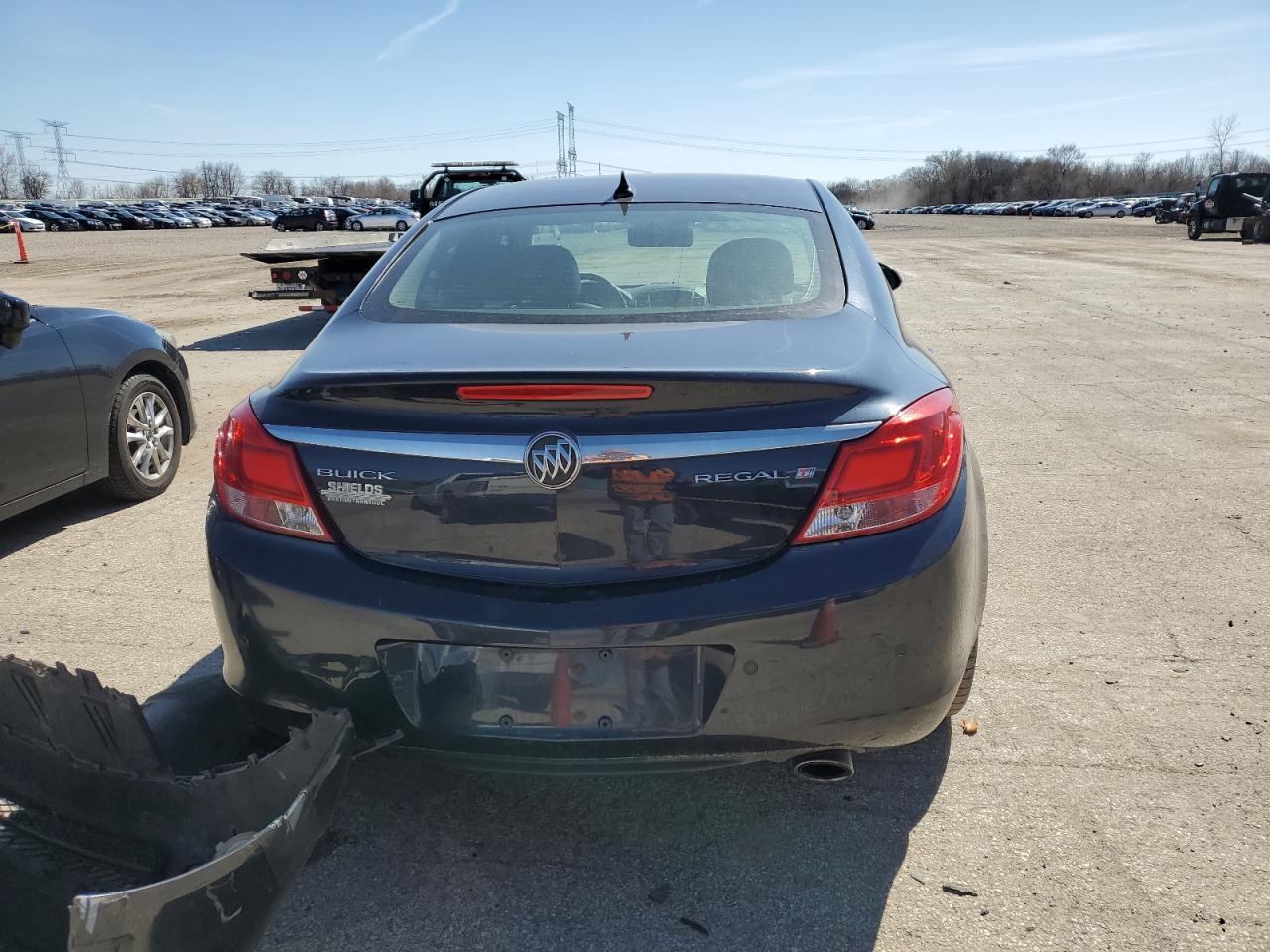 2013 Buick Regal VIN 2G4GS5EVXD9237788 Copart auction photo, front end damage thumbnail 6